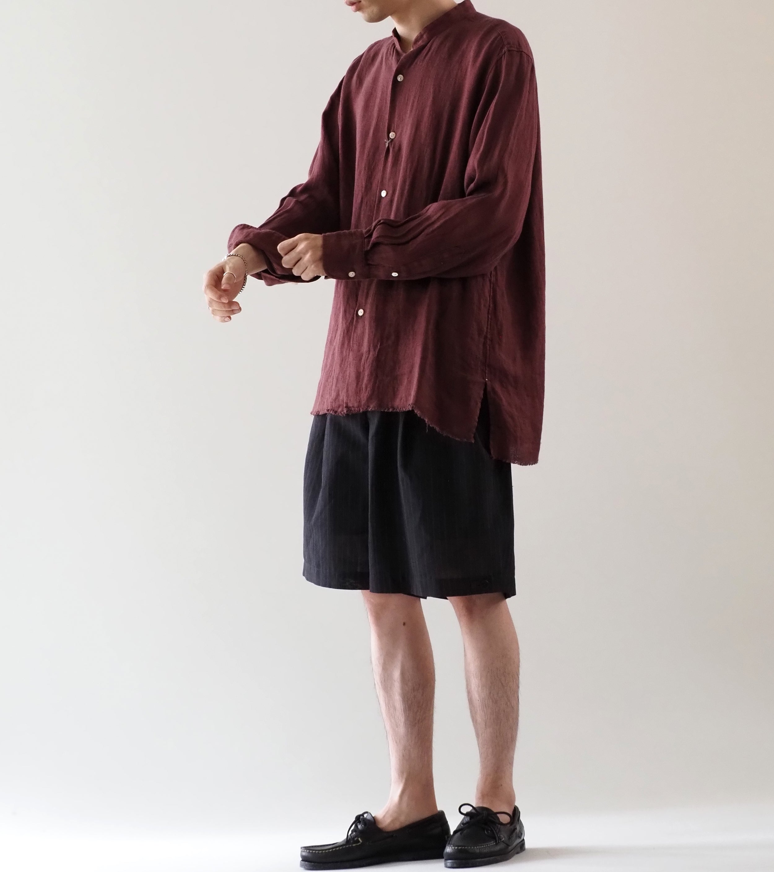 MAATEE＆SONS フリンジ SHIRTS “ドゥルンの緯糸アムンゼン" , Akatsuchi