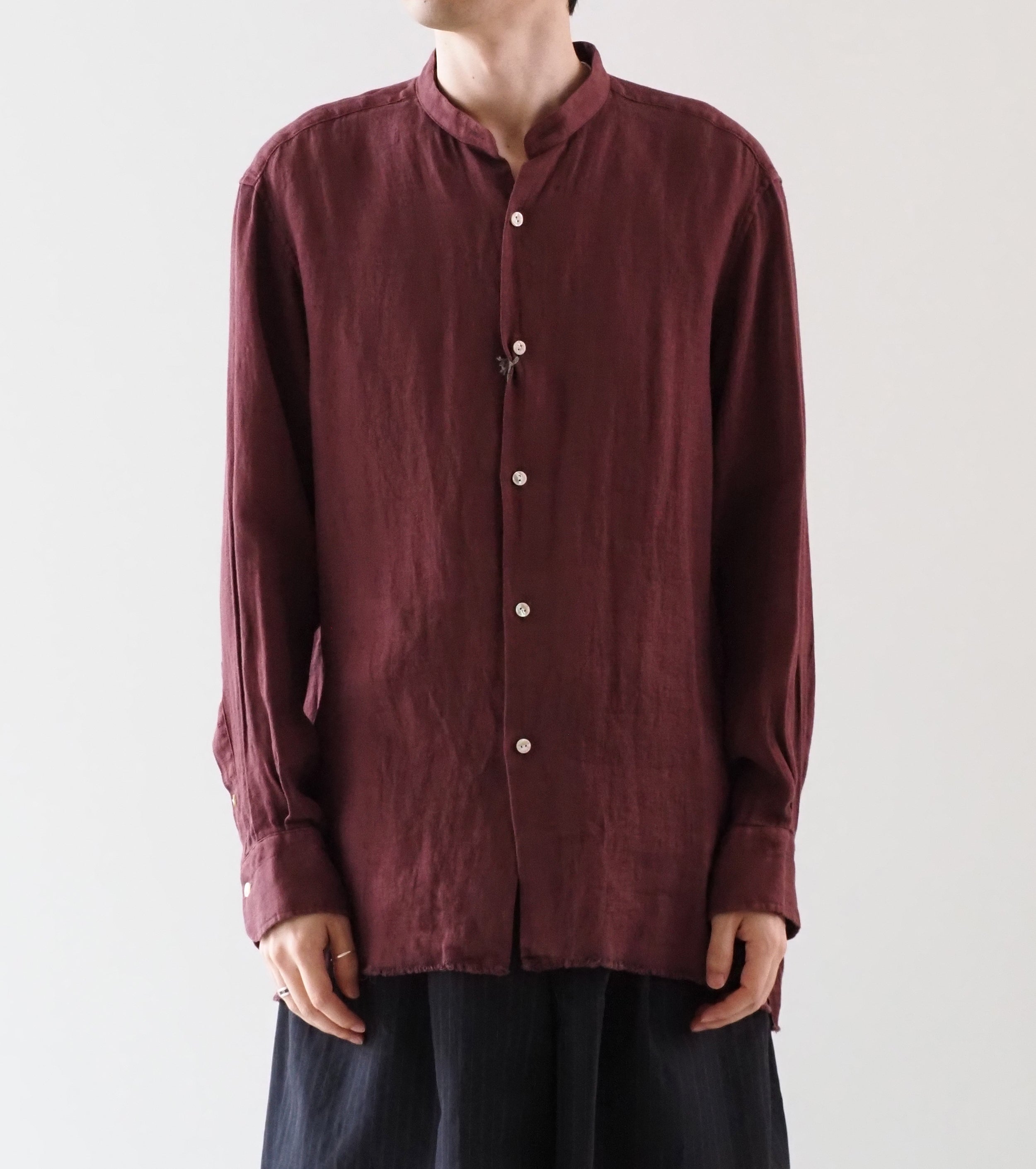 MAATEE＆SONS フリンジ SHIRTS “ドゥルンの緯糸アムンゼン" , Akatsuchi