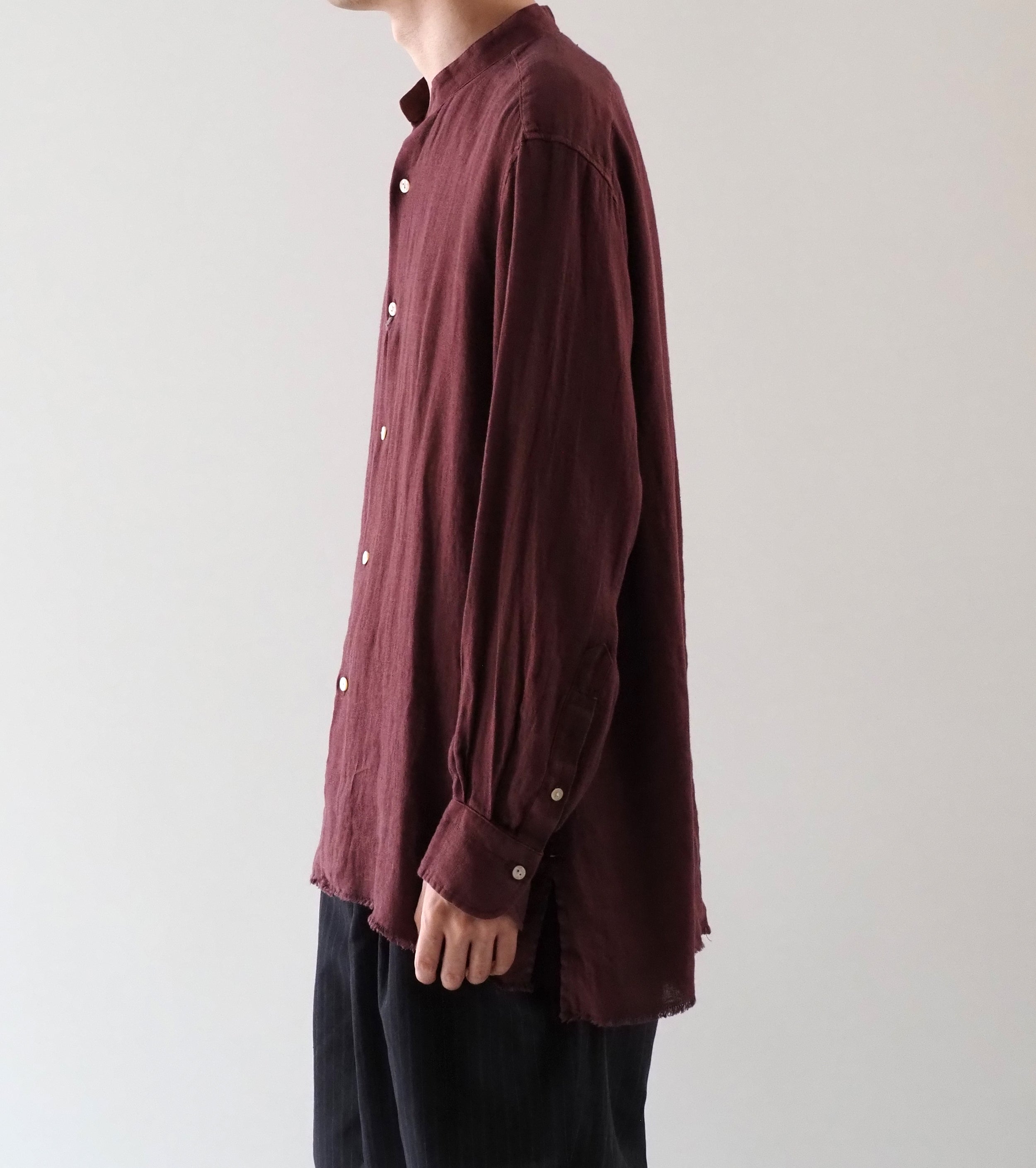 MAATEE＆SONS フリンジ SHIRTS “ドゥルンの緯糸アムンゼン" , Akatsuchi