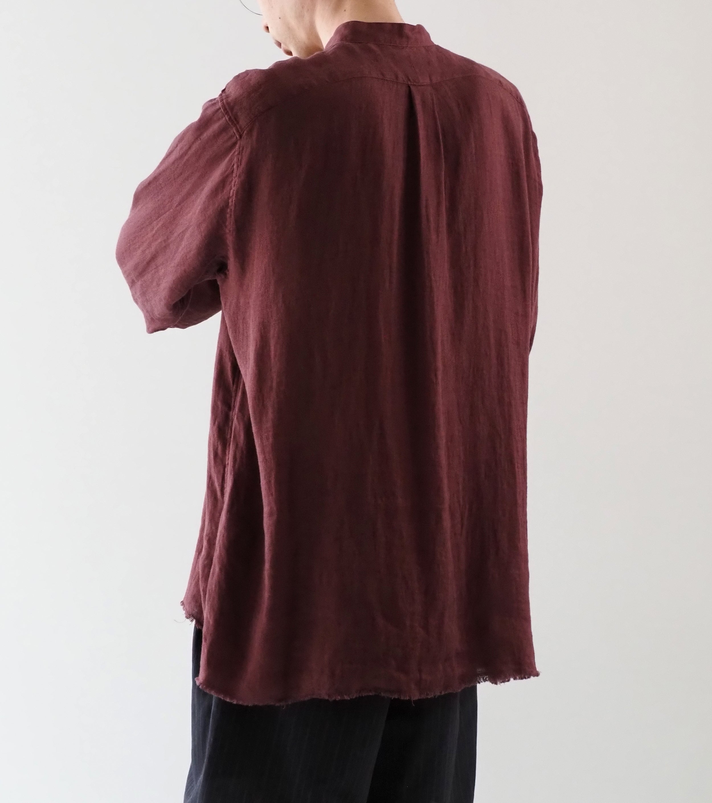 MAATEE＆SONS フリンジ SHIRTS “ドゥルンの緯糸アムンゼン" , Akatsuchi