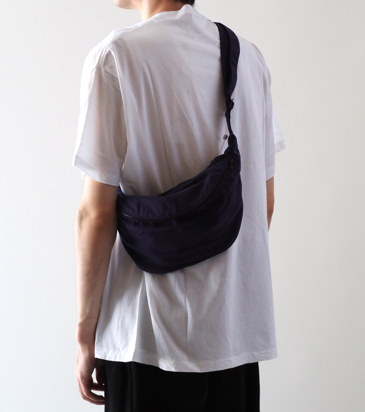 COMOLI Silk Nep WAIST BAG, Purple