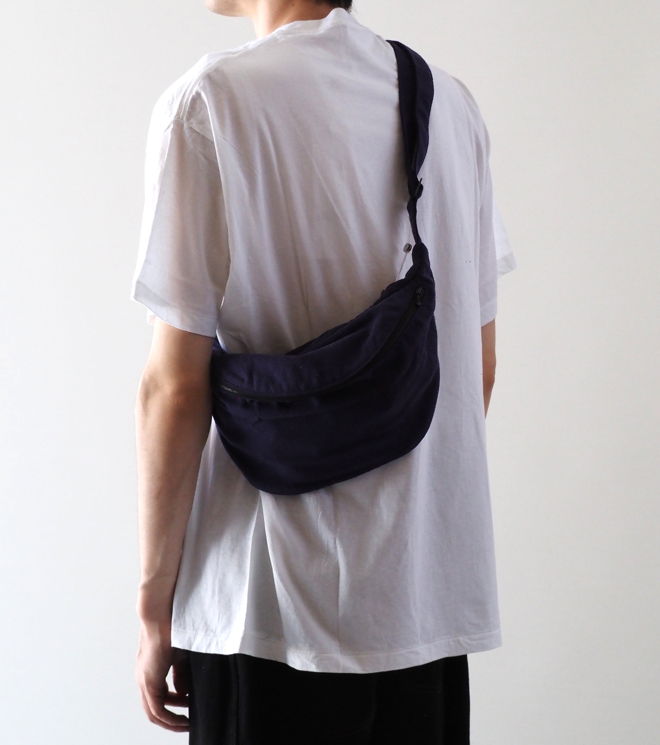 COMOLI Silk Nep WAIST BAG, Purple