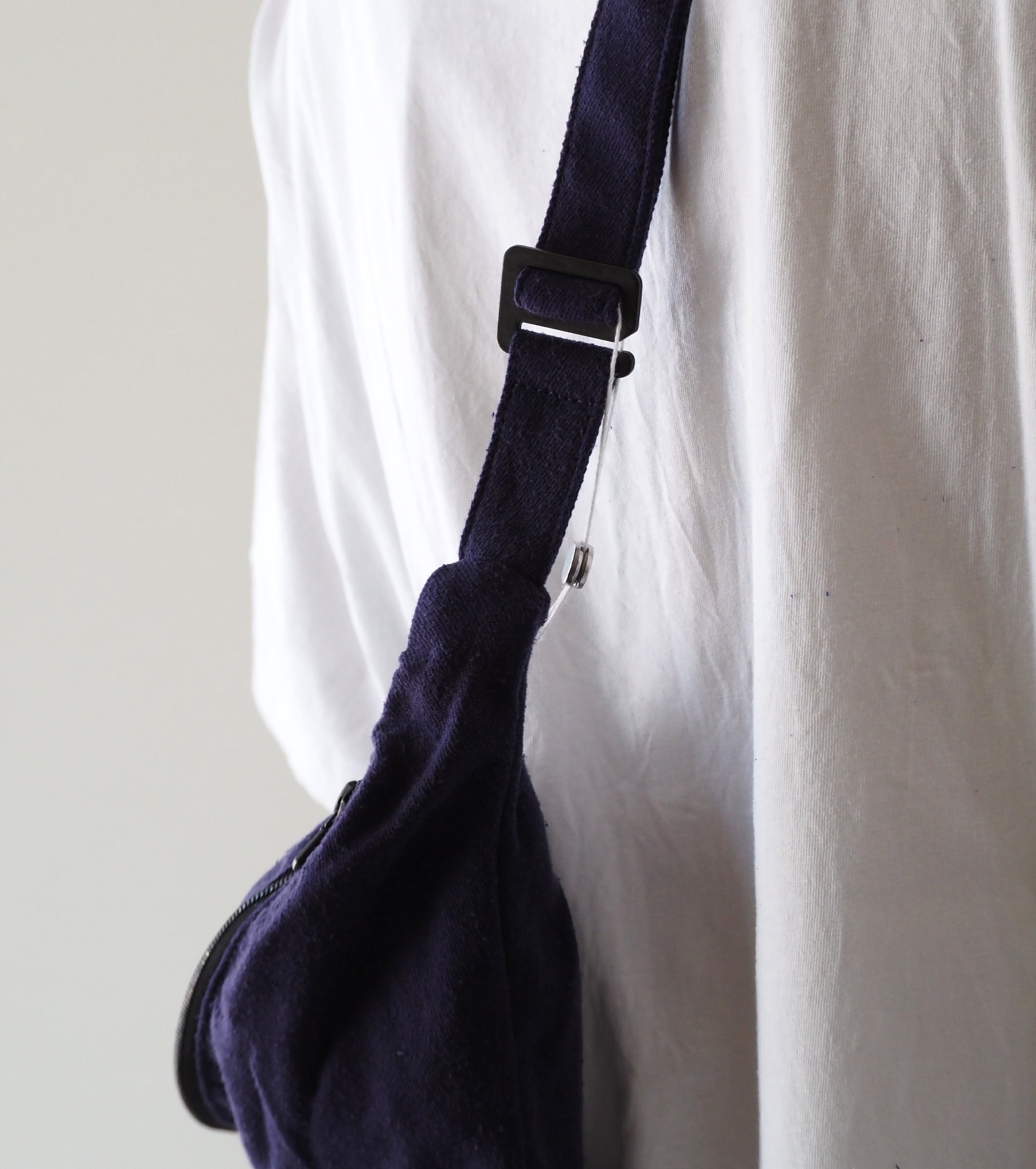 COMOLI Silk Nep WAIST BAG, Purple