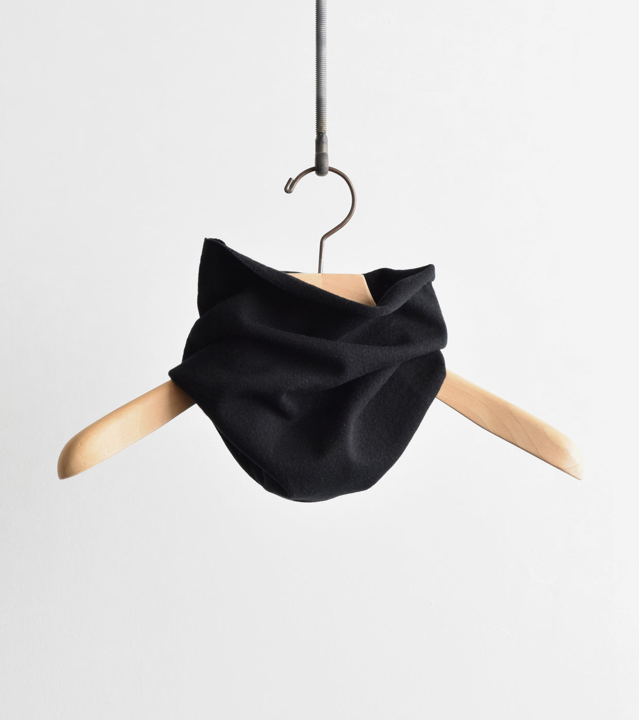 COMOLI カシミヤ ネック ウォーマー, Black