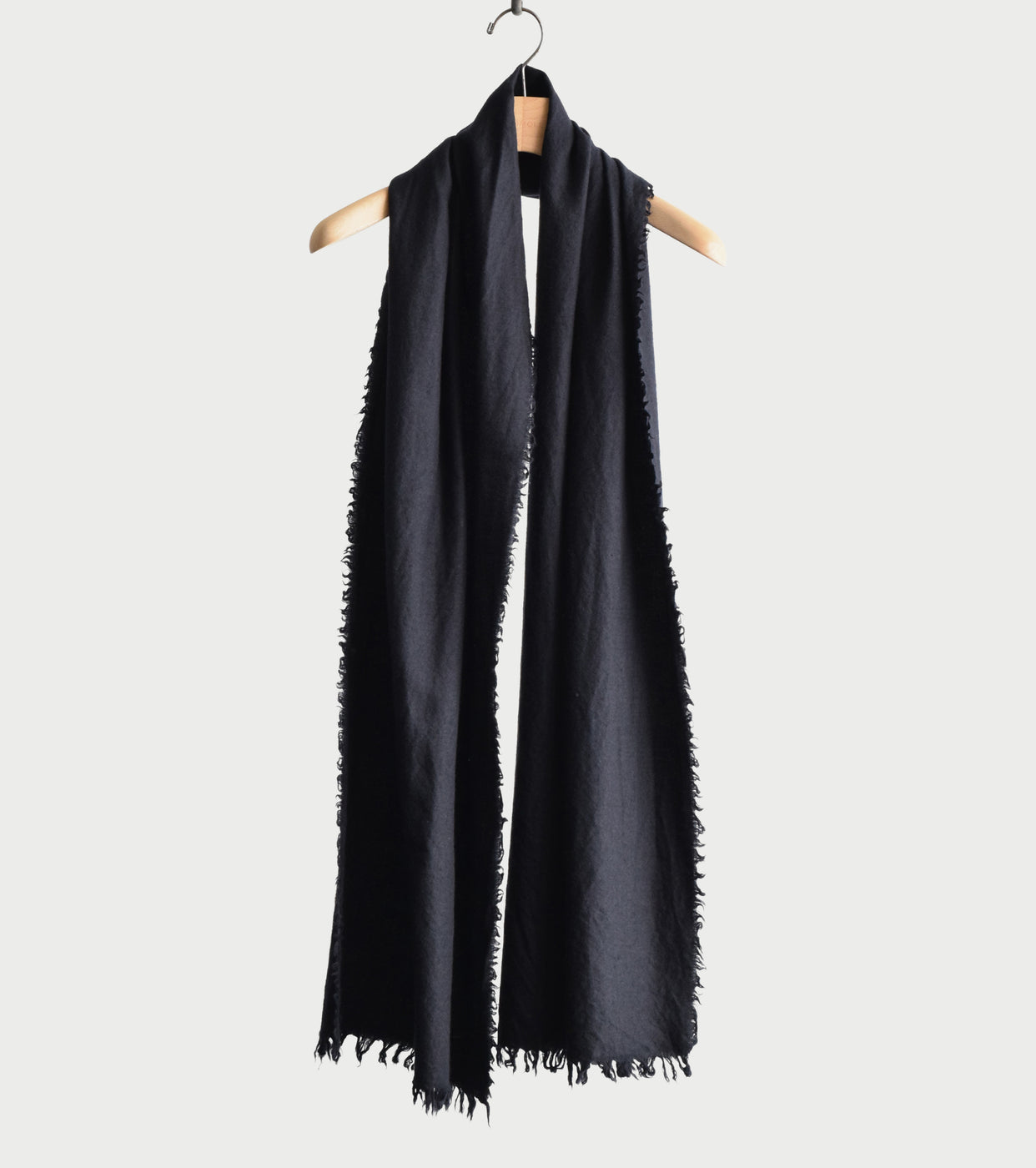 COMOLI Cashmere Silk Stole , Navy
