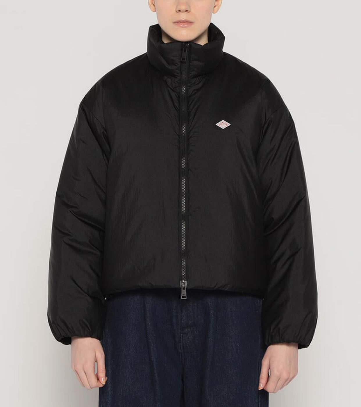 DANTON INSULATION STAND COLLAR JACKET  , Black