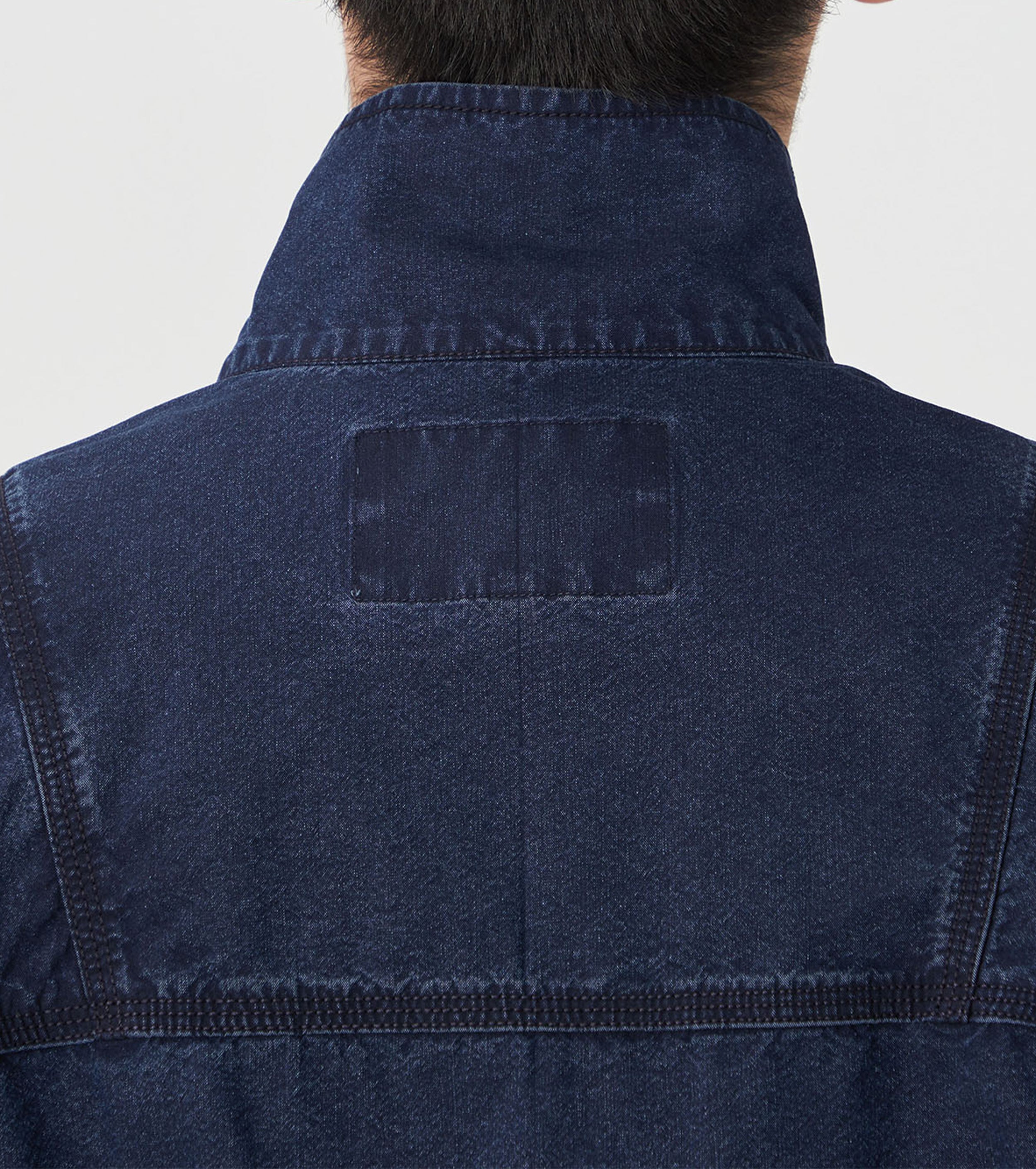 コットン ナイロン ウェザー マウンテン ウィンド ジャケット , Indigo