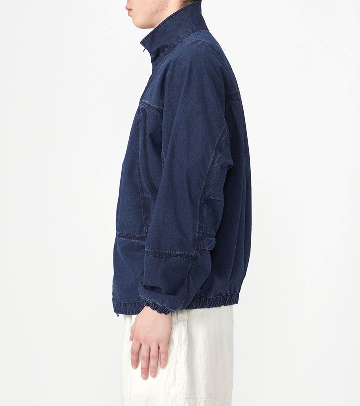 コットン ナイロン ウェザー マウンテン ウィンド ジャケット , Indigo