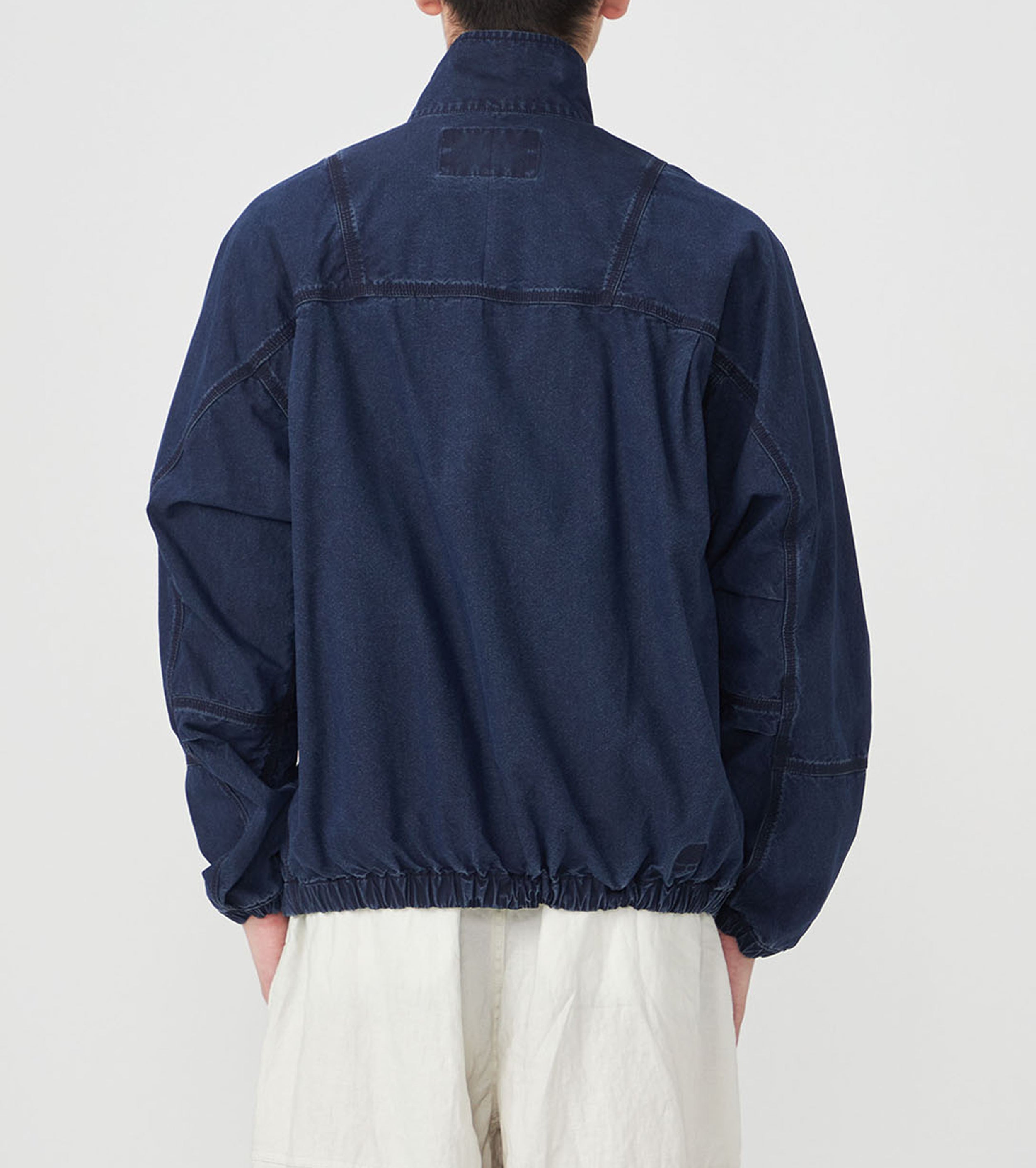 コットン ナイロン ウェザー マウンテン ウィンド ジャケット , Indigo
