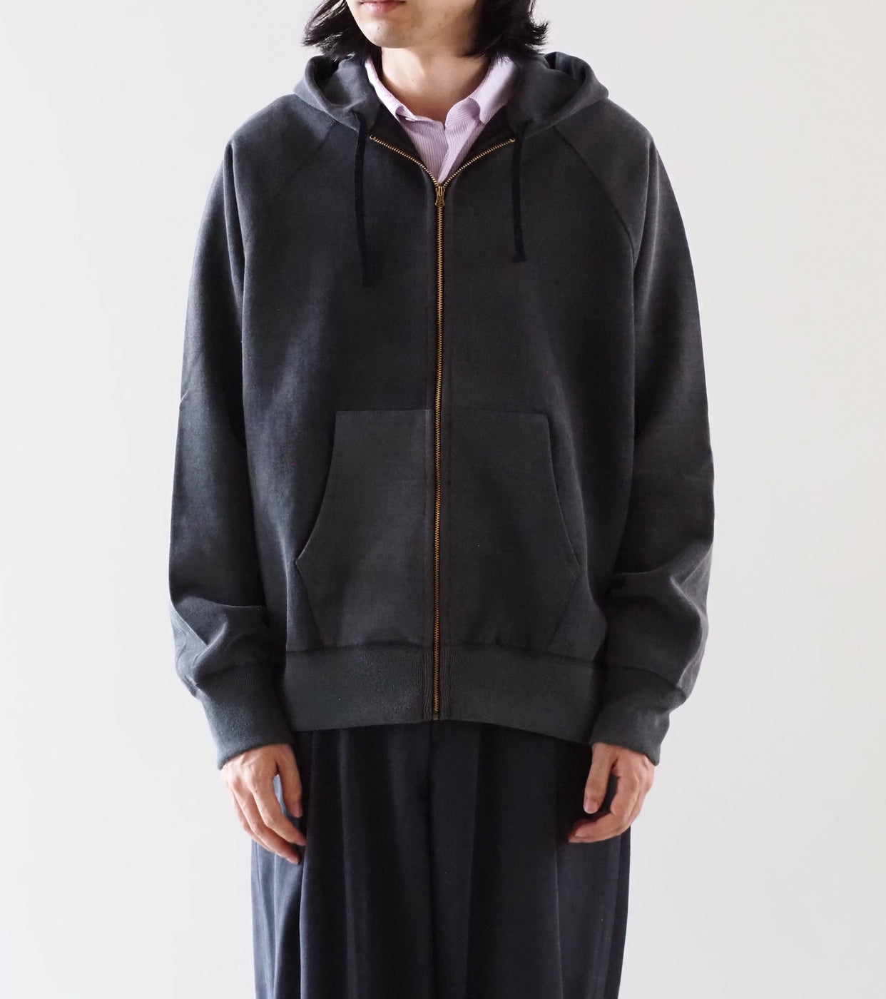 MAATEE＆SONS ジップ パーカ ,  Fade Black