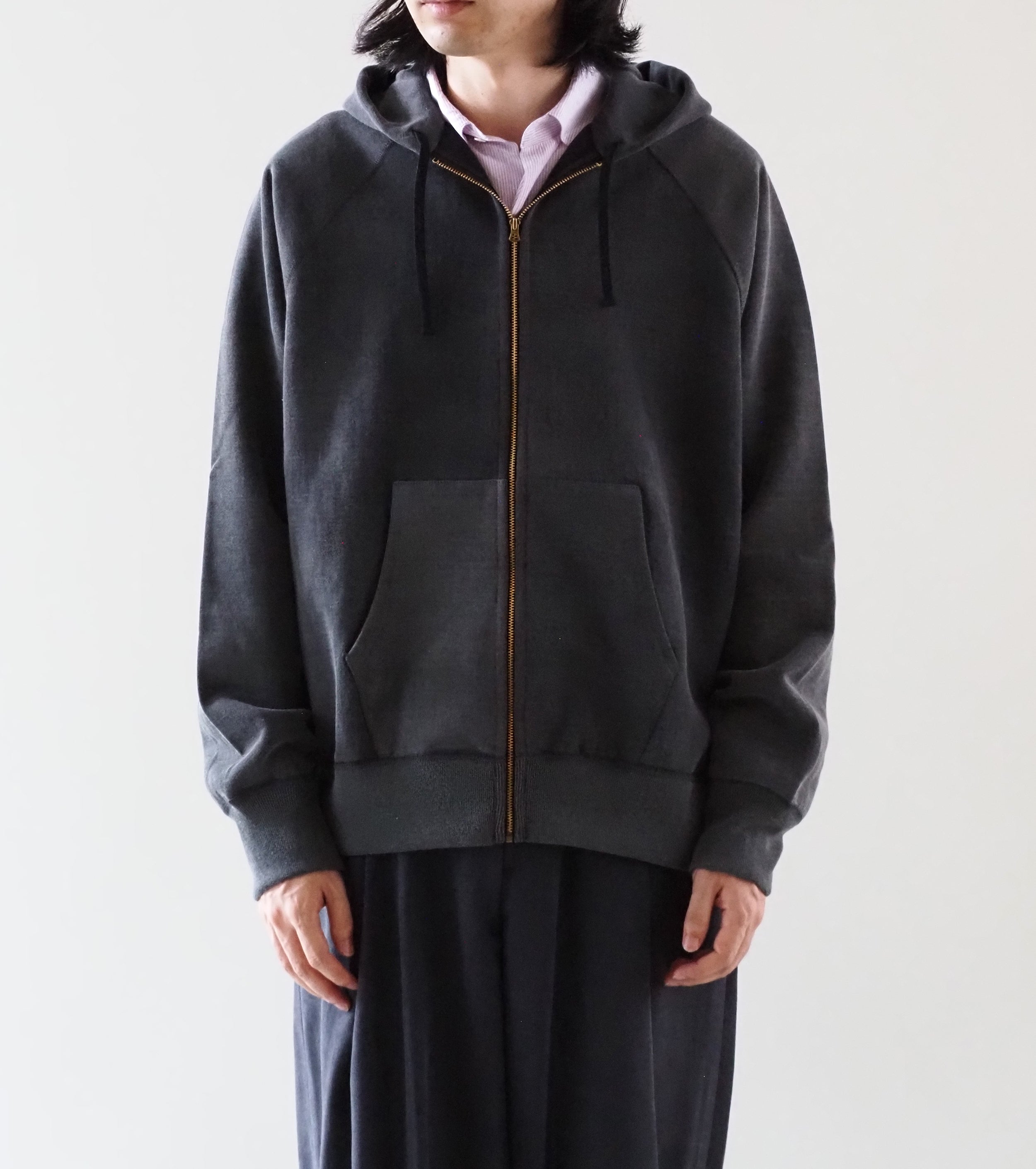 MAATEE＆SONS ジップ パーカ ,  Fade Black