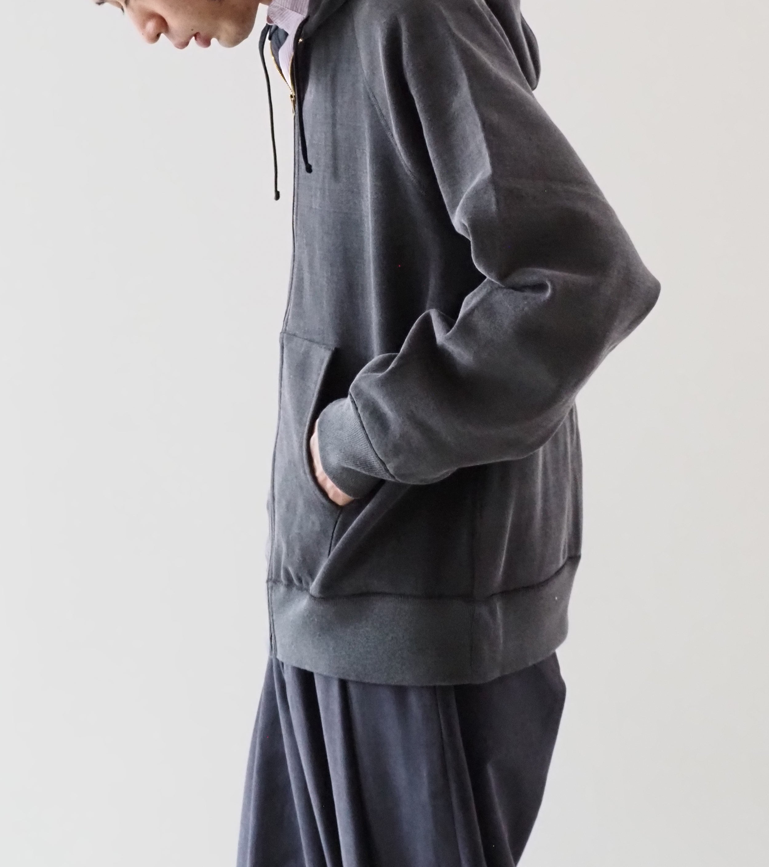 MAATEE＆SONS ジップ パーカ ,  Fade Black
