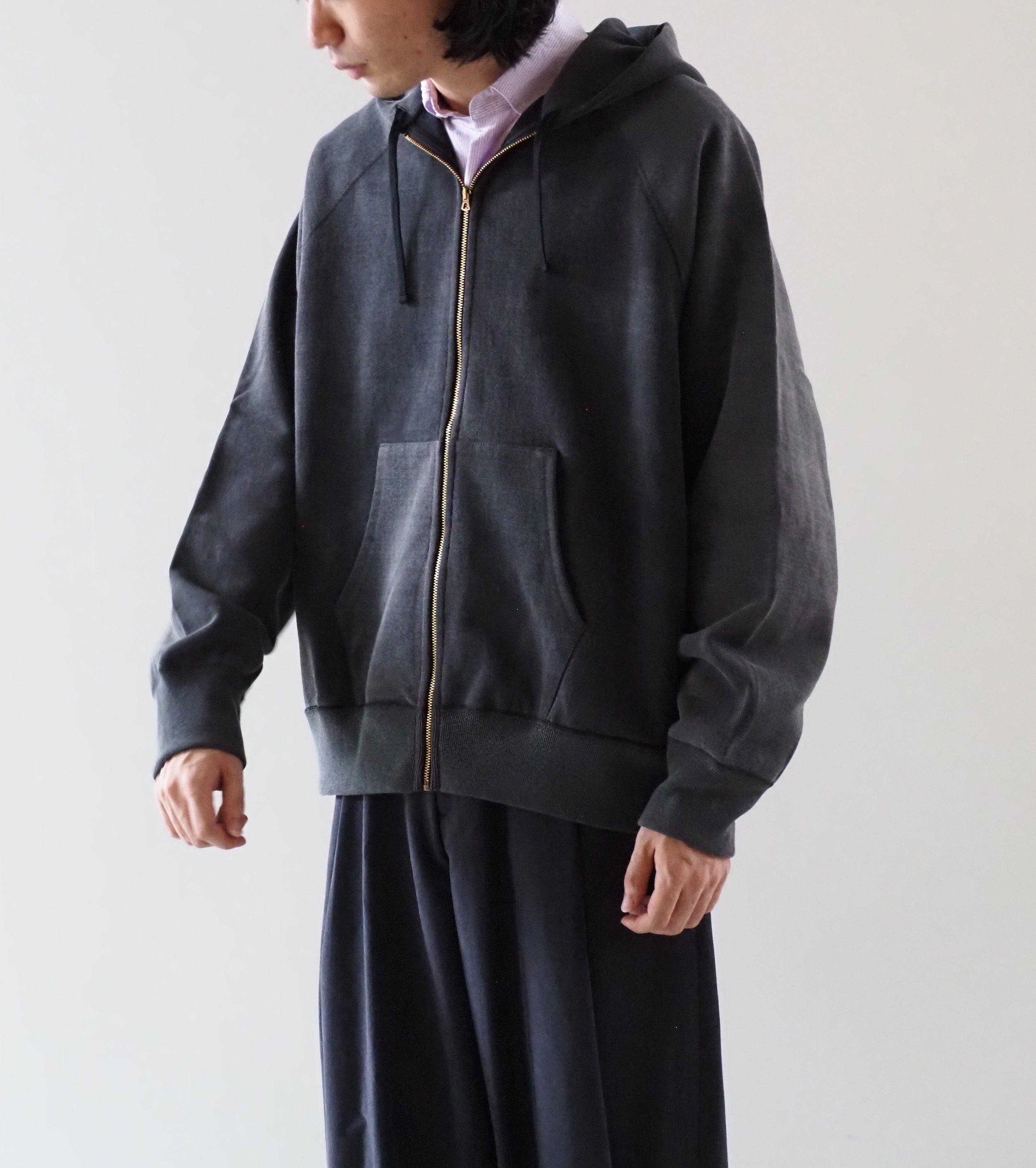 MAATEE＆SONS ジップ パーカ ,  Fade Black