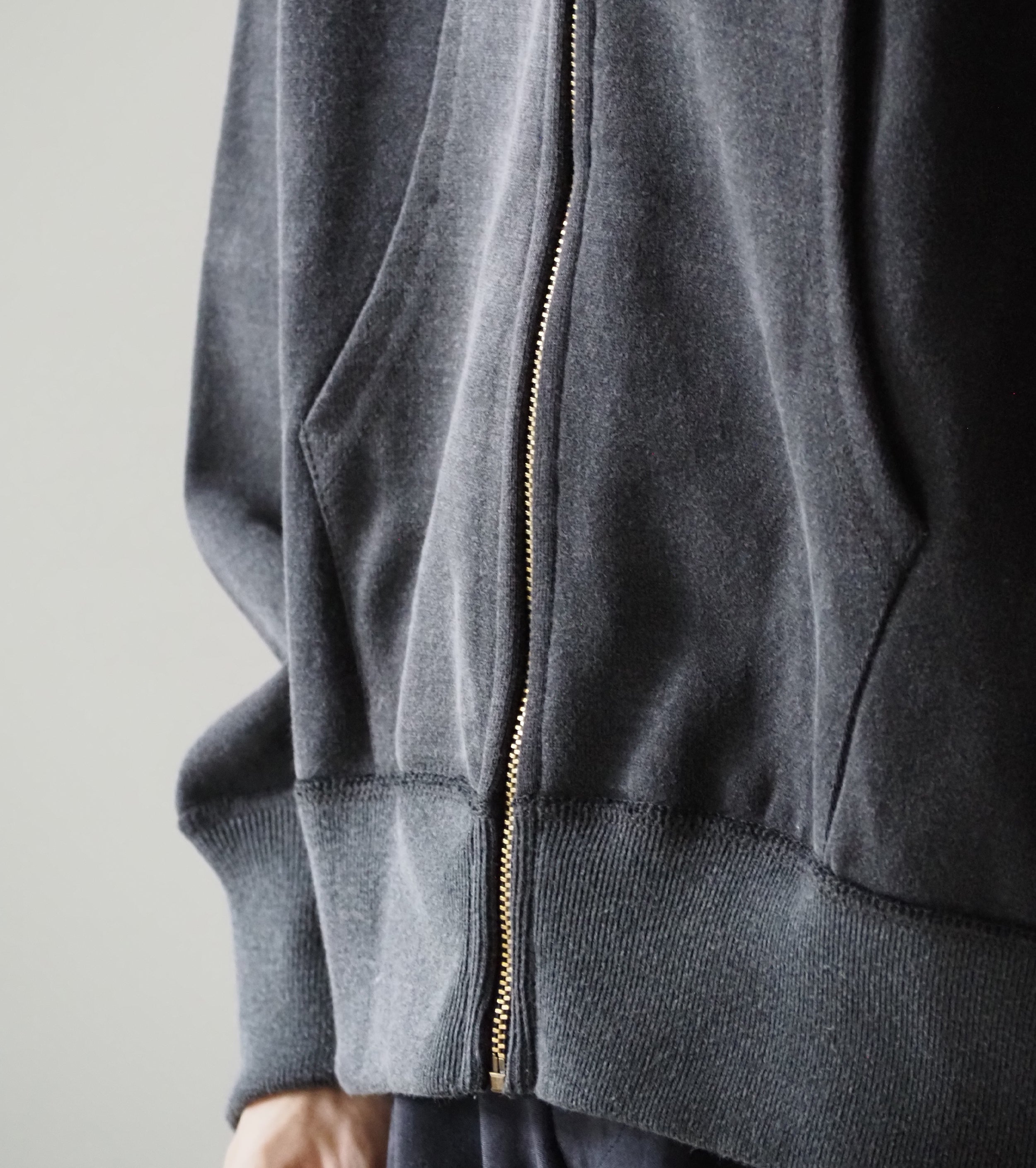 MAATEE＆SONS ジップ パーカ ,  Fade Black