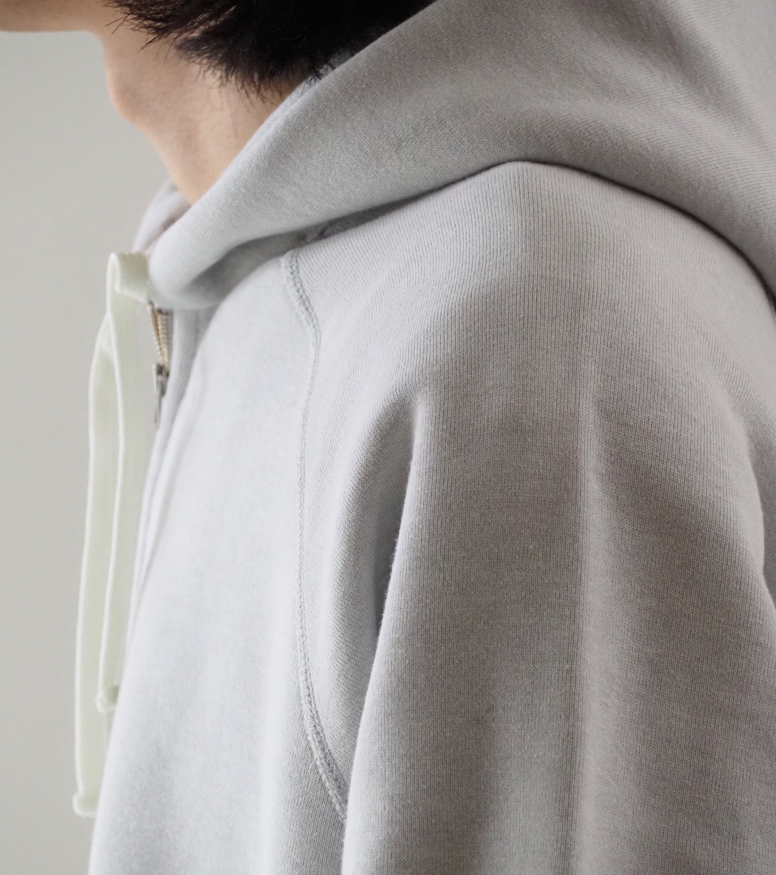 MAATEE＆SONS ジップ パーカ , 晒し杢