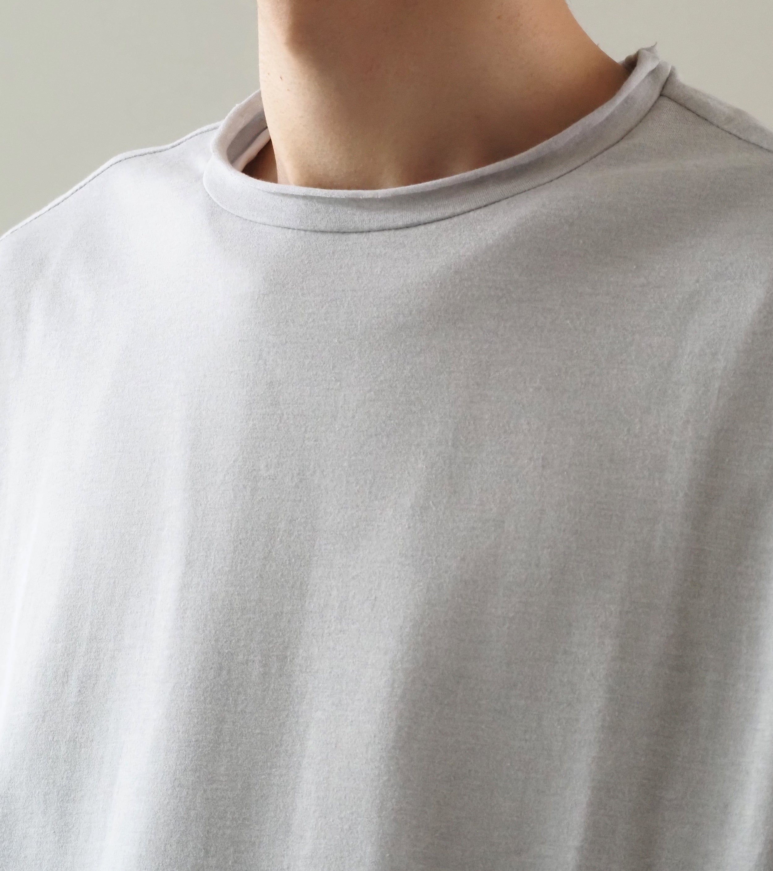 MAATEE＆SONS ショートスリーブ フレンチ シーム ティー スビン 天竺 , Top Gray Special
