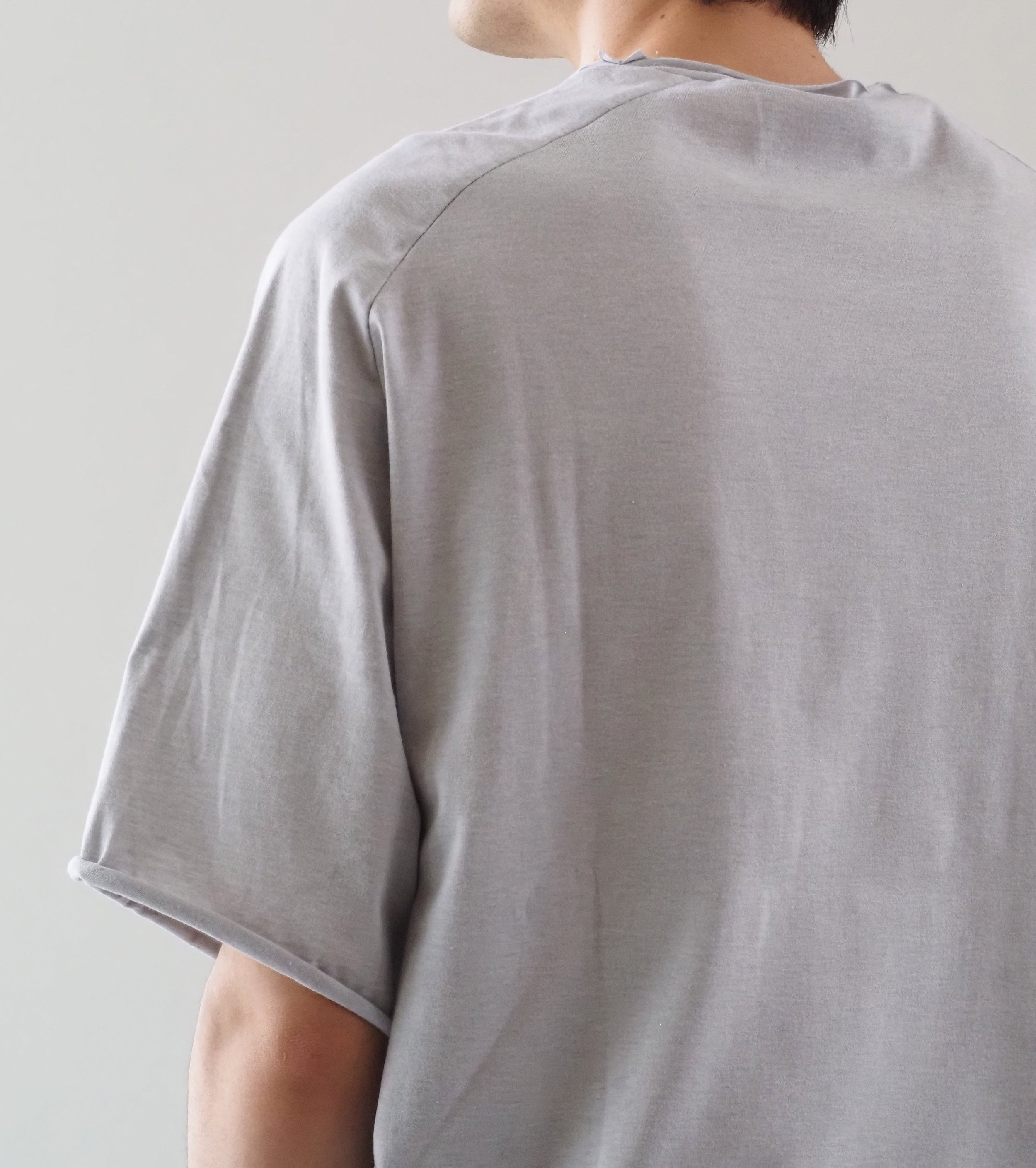 MAATEE＆SONS ショートスリーブ フレンチ シーム ティー スビン 天竺 , Top Gray Special