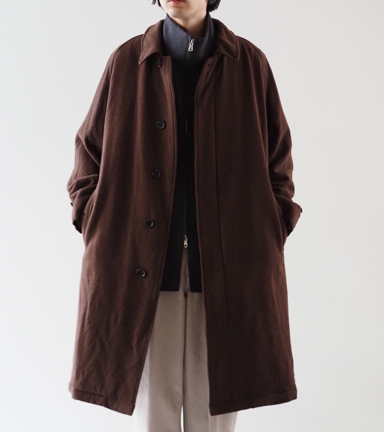 MAATEE＆SONS ダブル フェイス ベスト , Charcoal