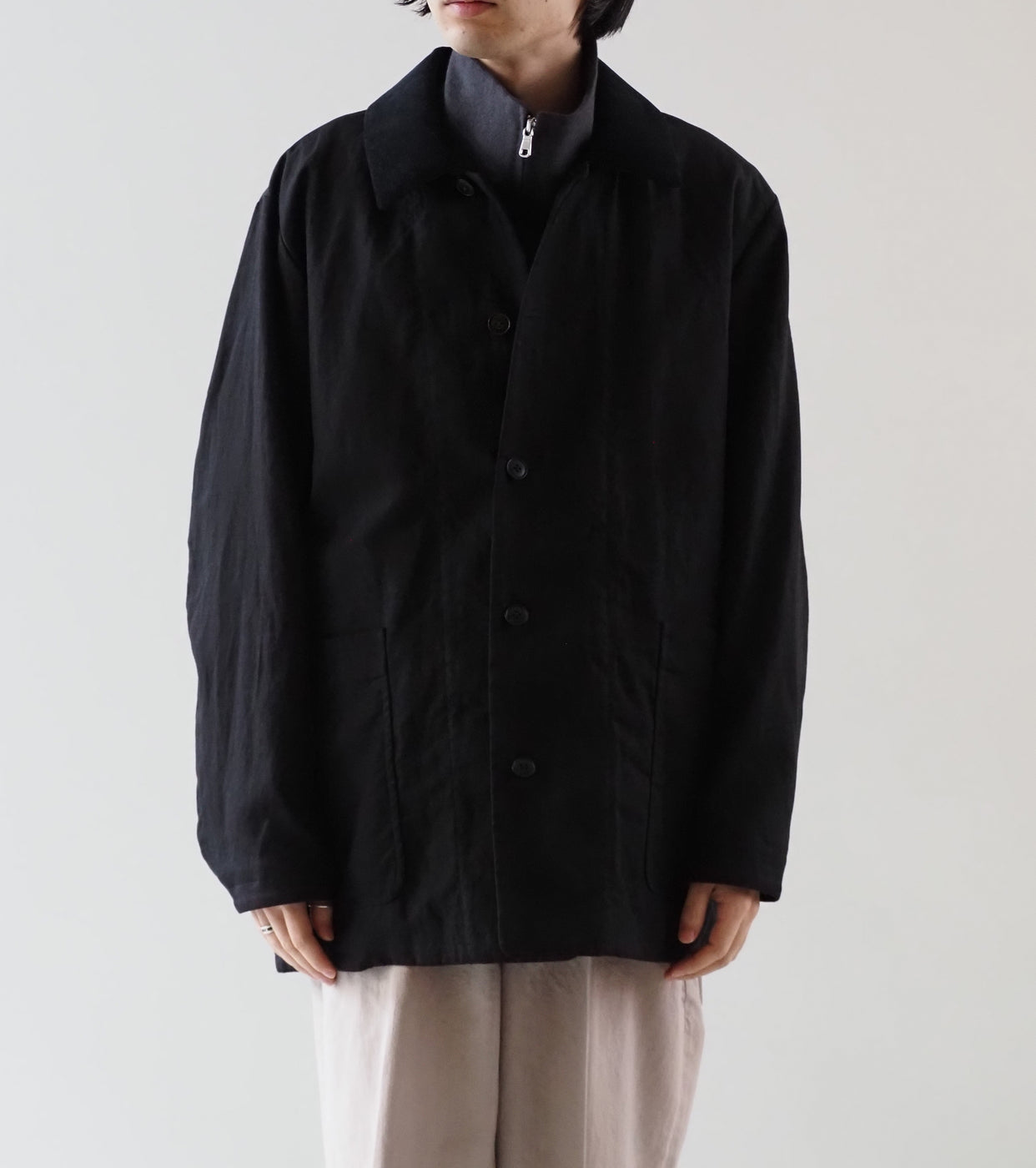 MAATEE＆SONS ダブル フェイス ベスト , Charcoal