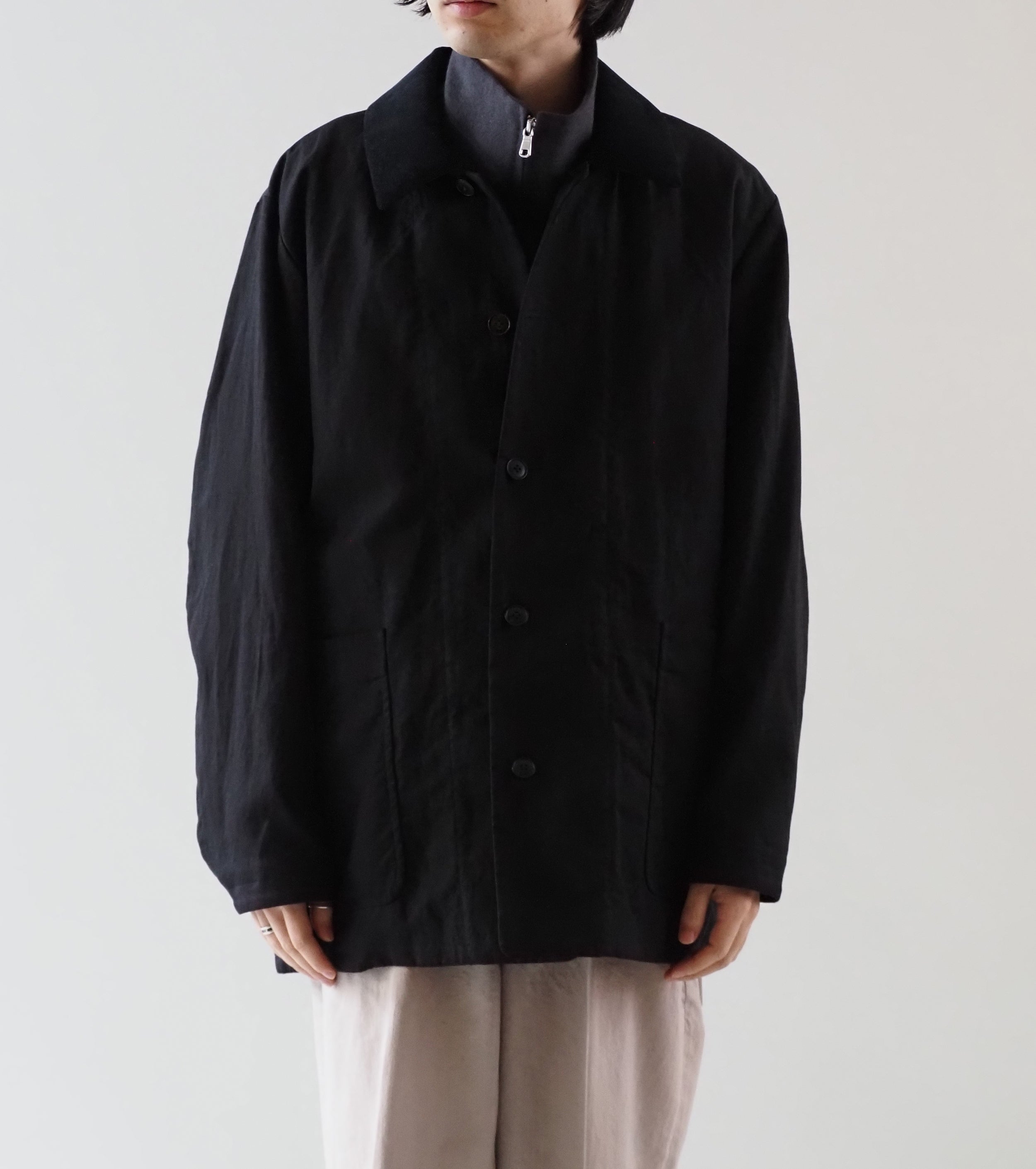 MAATEE＆SONS ダブル フェイス ベスト , Charcoal