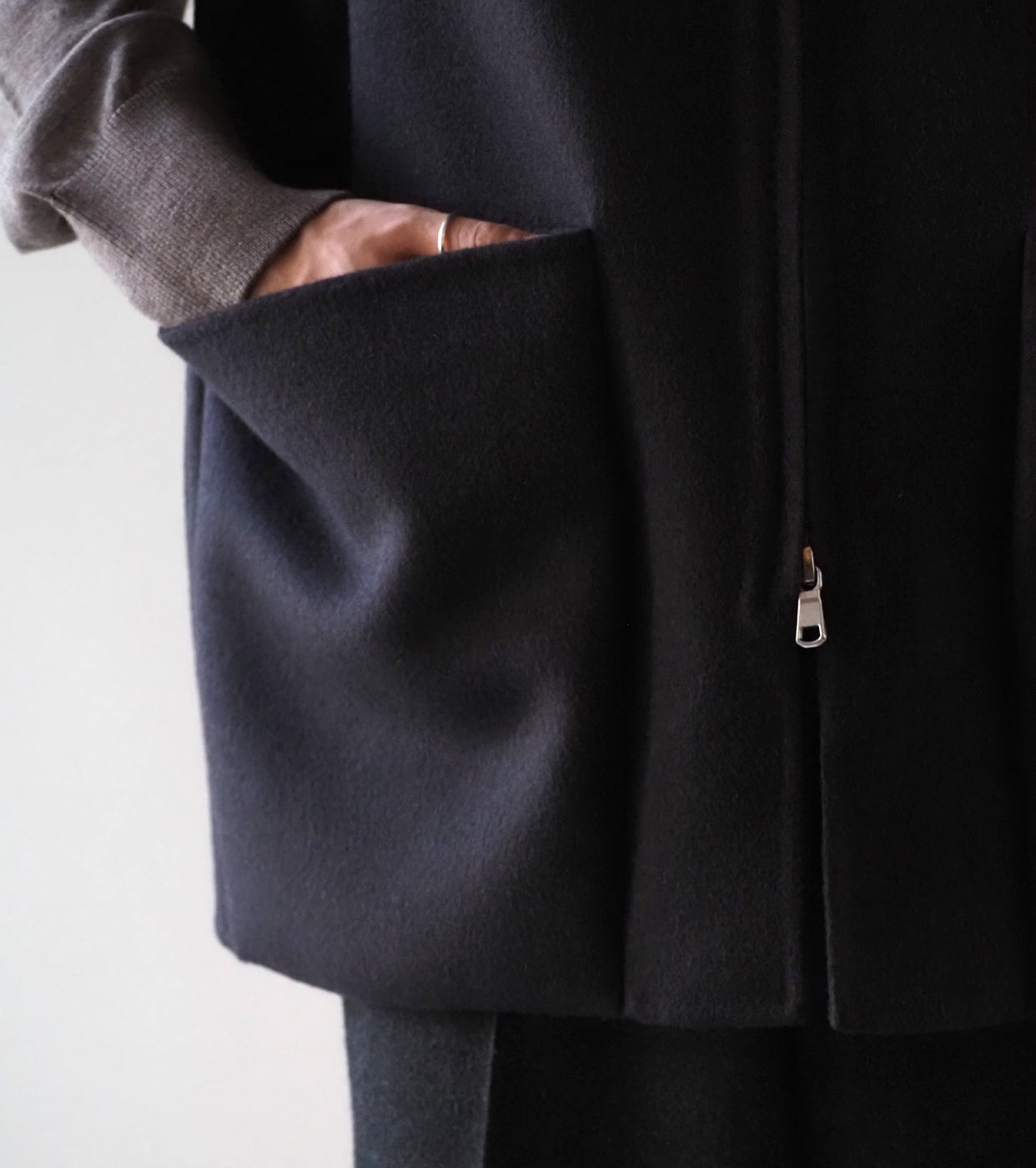 MAATEE＆SONS ダブル フェイス ベスト , Charcoal