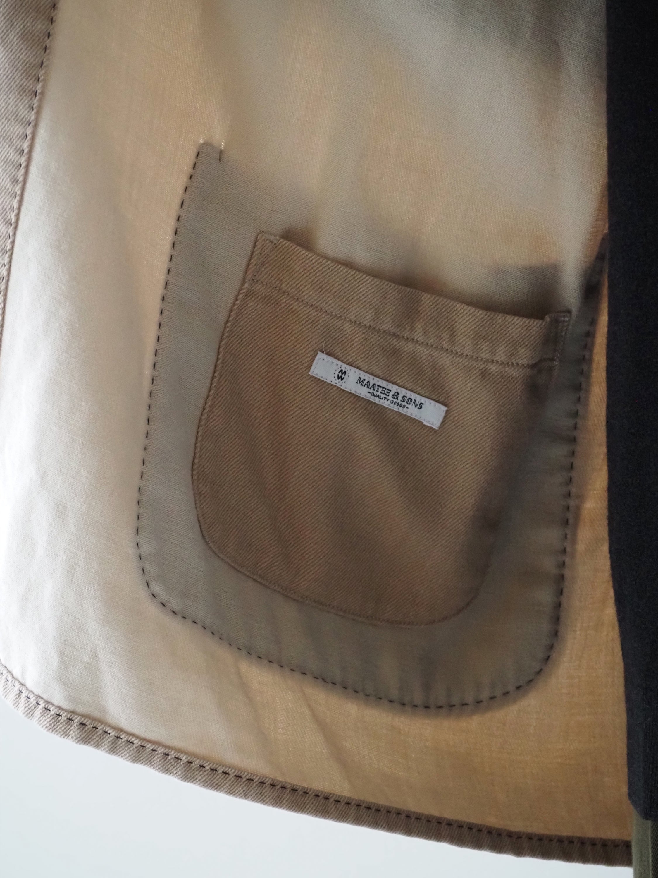 MAATEE&SONS カバーオール JK “ コットン ヴィンテージ ” , Beige