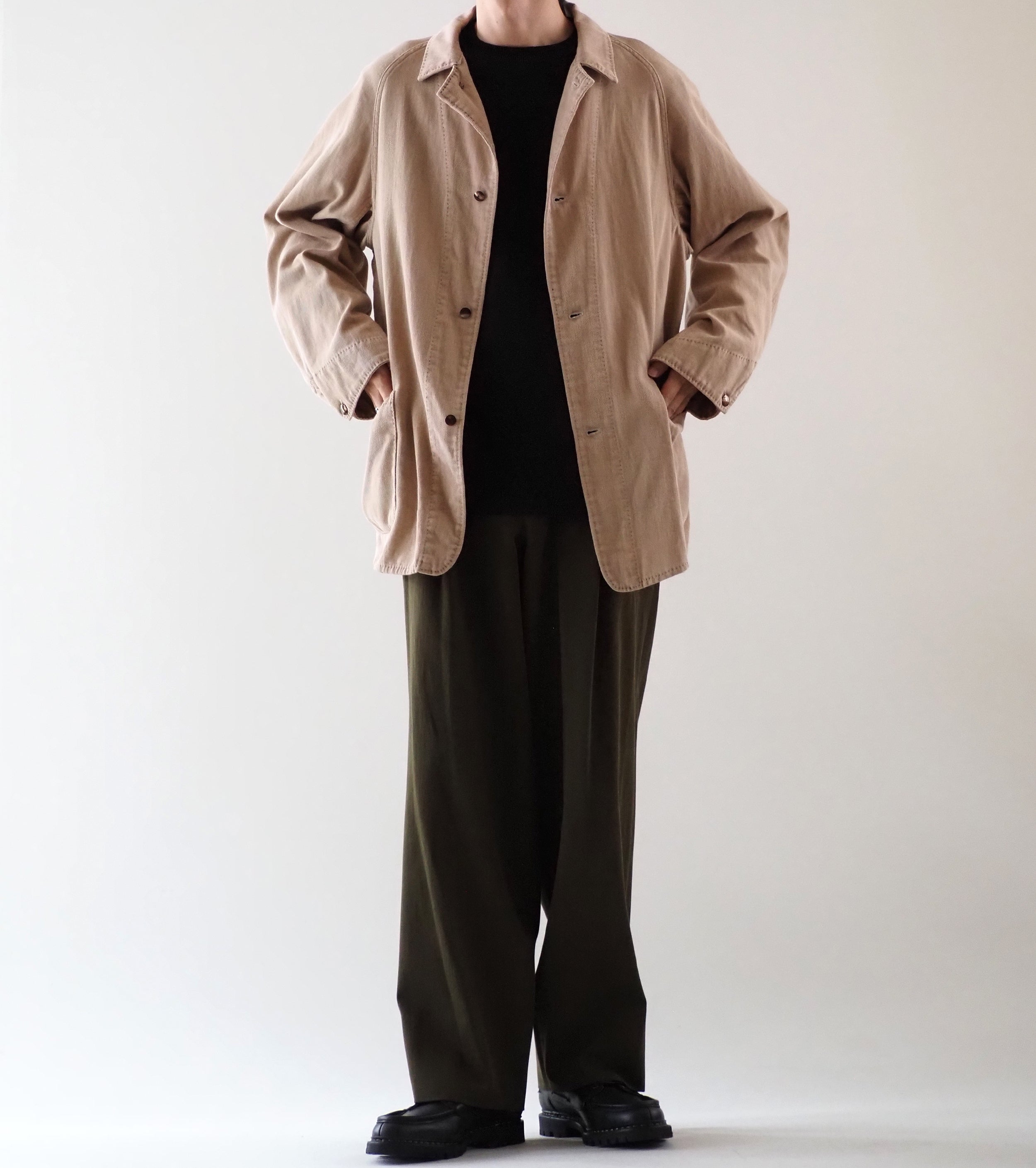 MAATEE&SONS カバーオール JK “ コットン ヴィンテージ ” , Beige