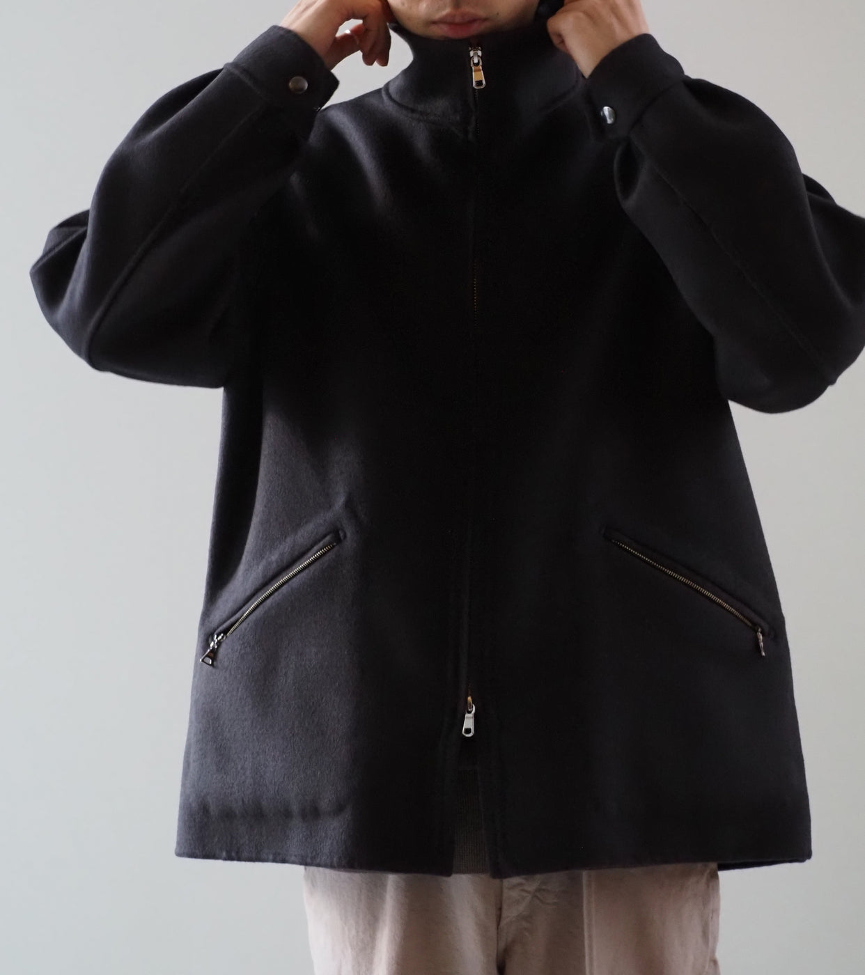 MAATEE & SONS  W-FACE Blouson , Charcoal