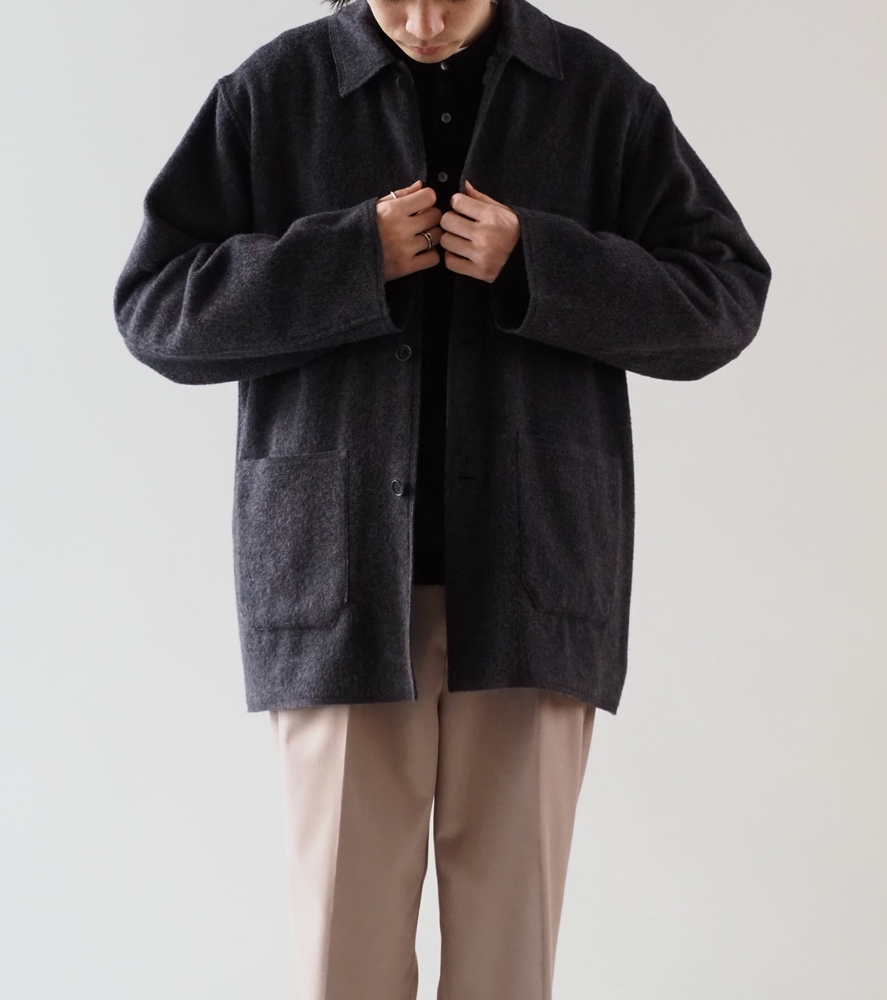 MAATEE & SONS Fold & Fold Coverall, Charcoal