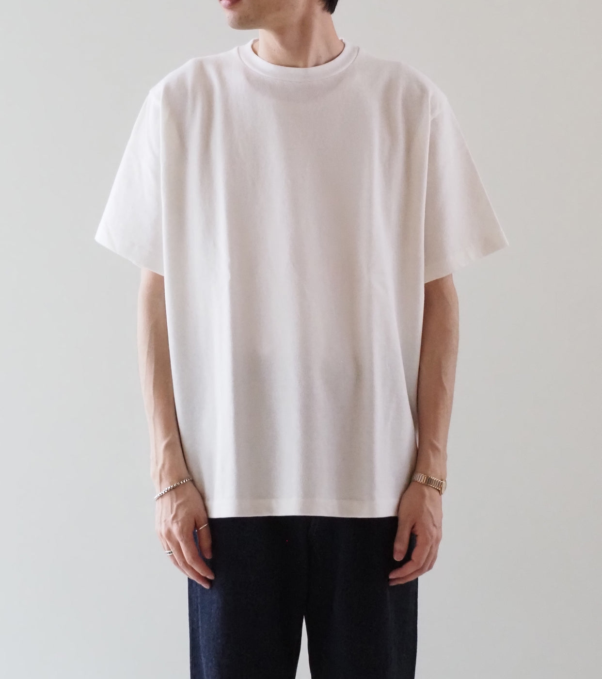 YAECA Pique T-shirt , White