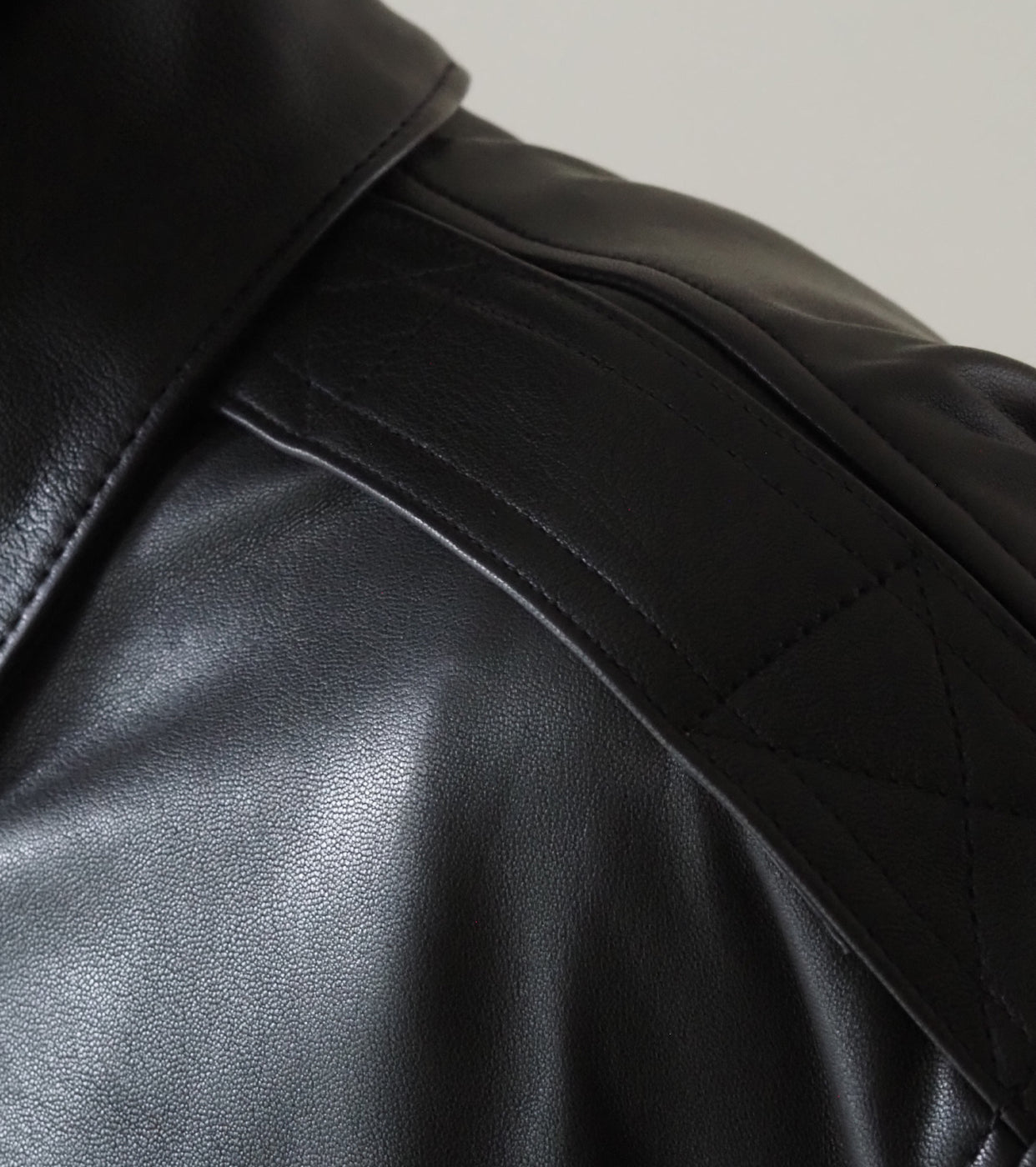 COMOLI Sheep Skin A-2 Jacket , Brown