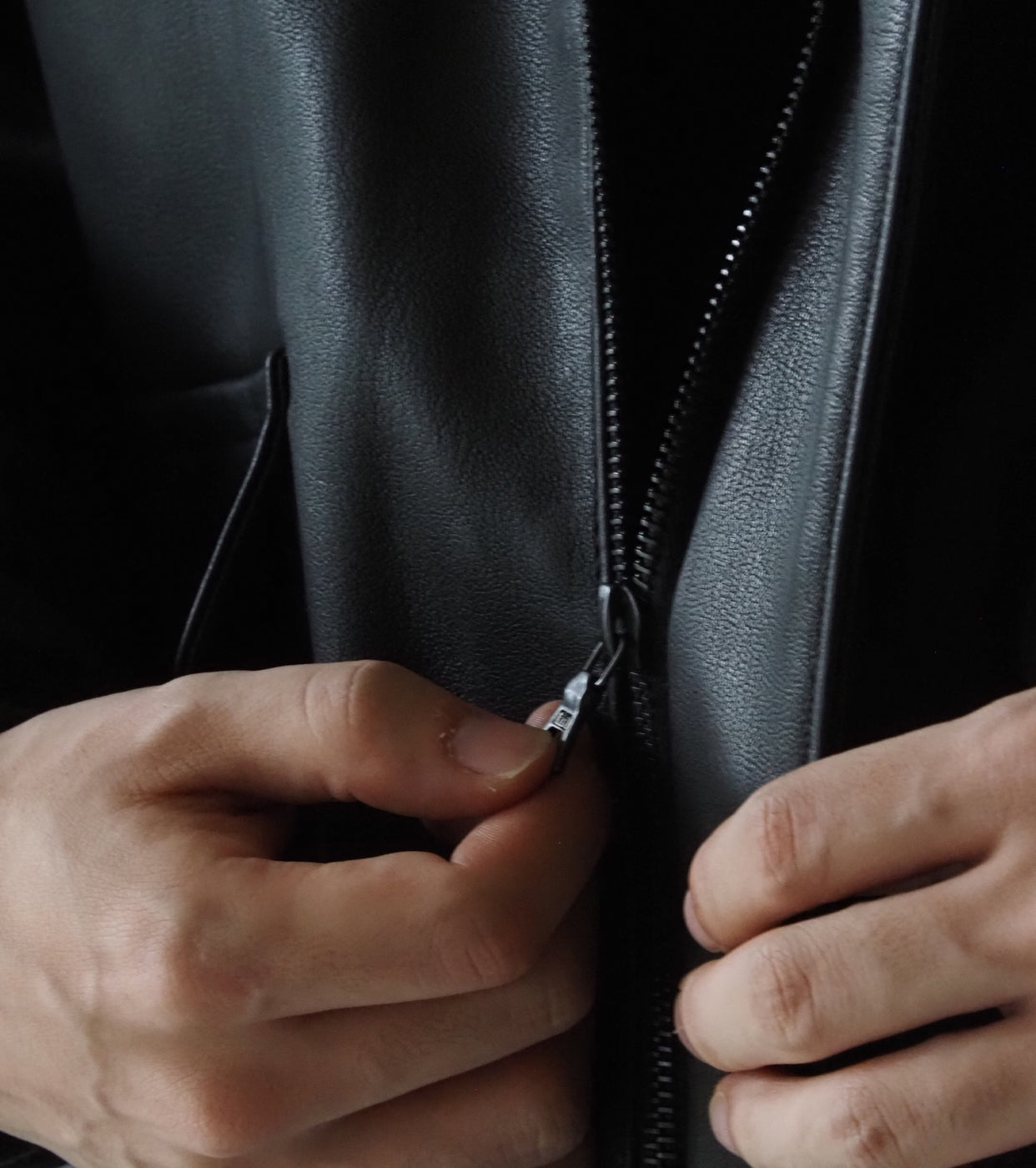 COMOLI Sheep Skin A-2 Jacket , Brown