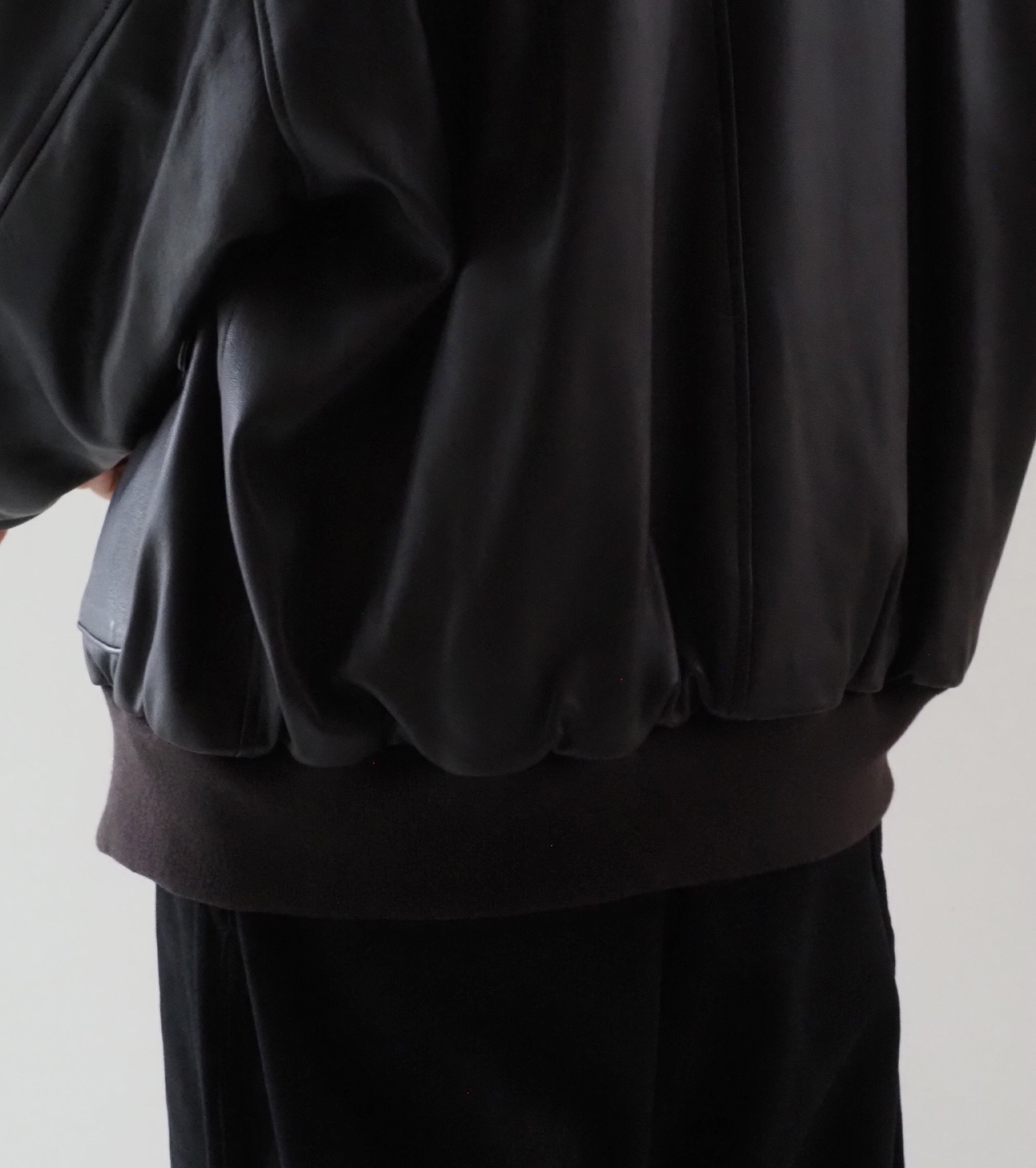 COMOLI Sheep Skin A-2 Jacket , Brown