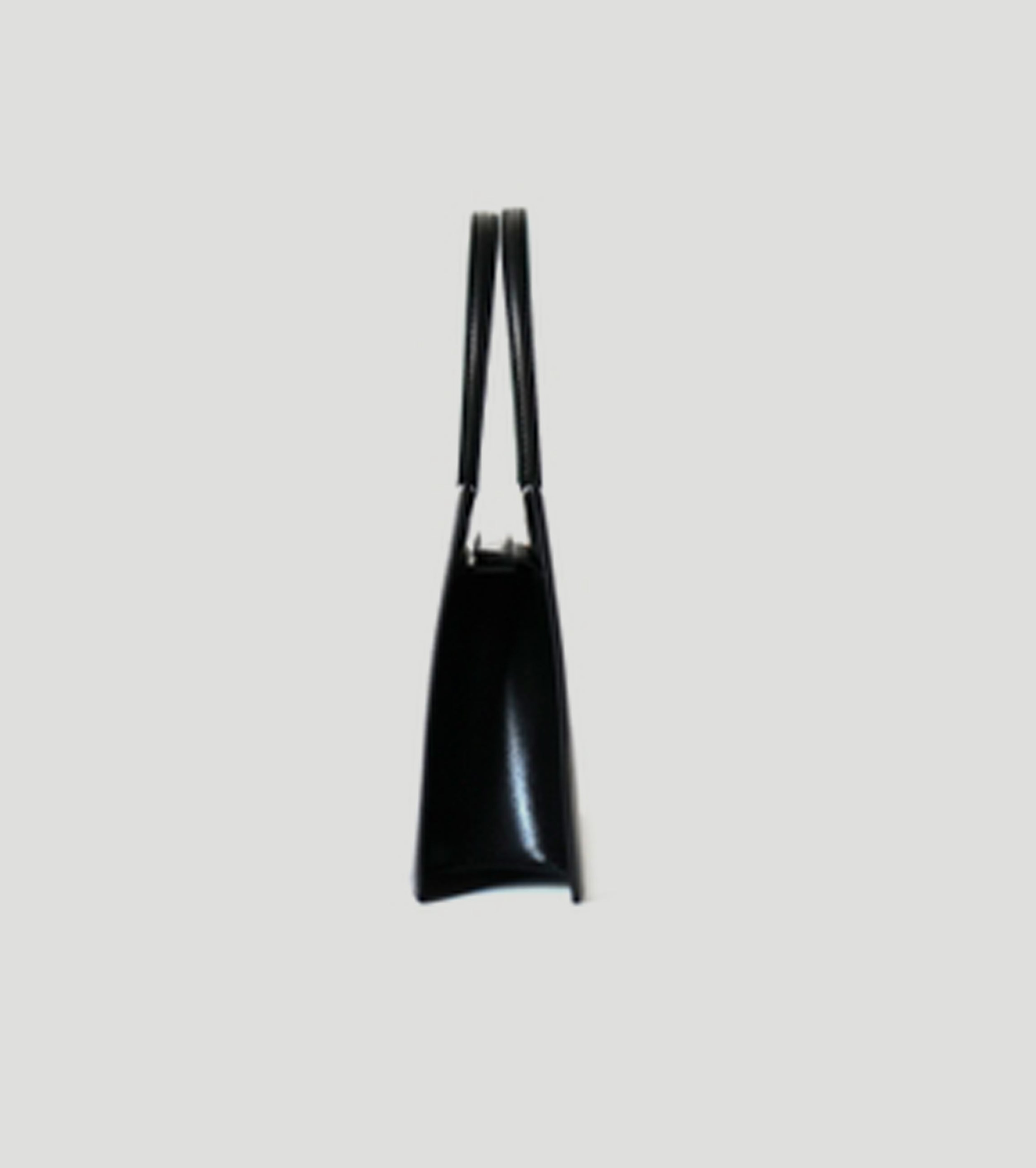 Aeta SQUARE SHAPED TOTE BAG SHORT HANDLE : S  , Black