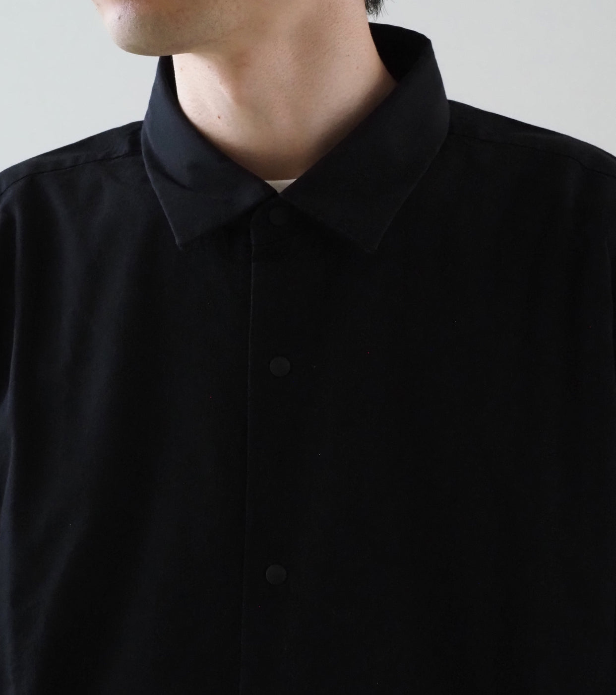 YAECA コンフォートシャツ リラックス ロング , Navy