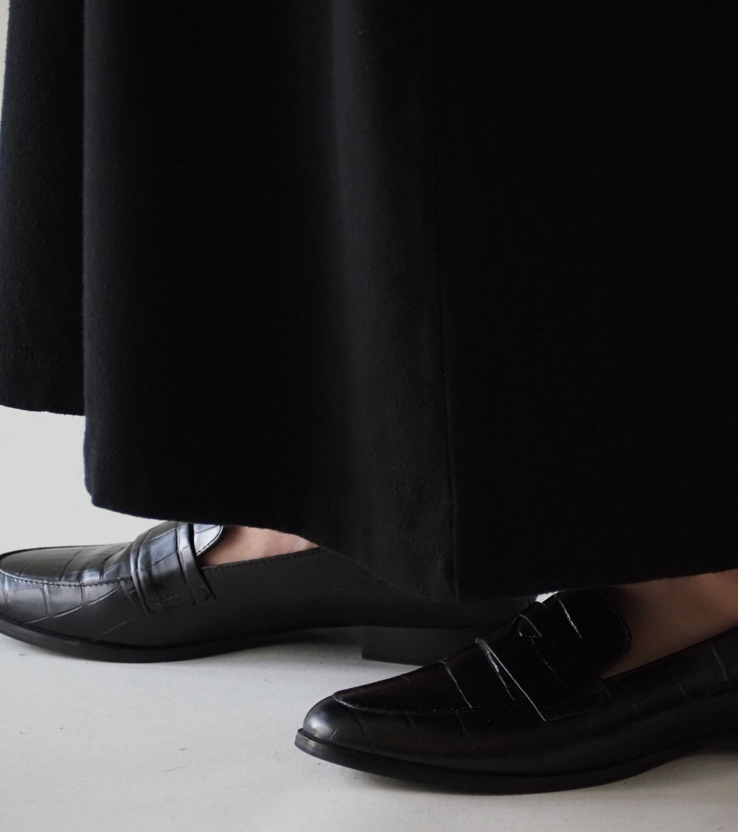 blurhms コットン シルク ネップ ボリューム スリーブ ドレス , Black