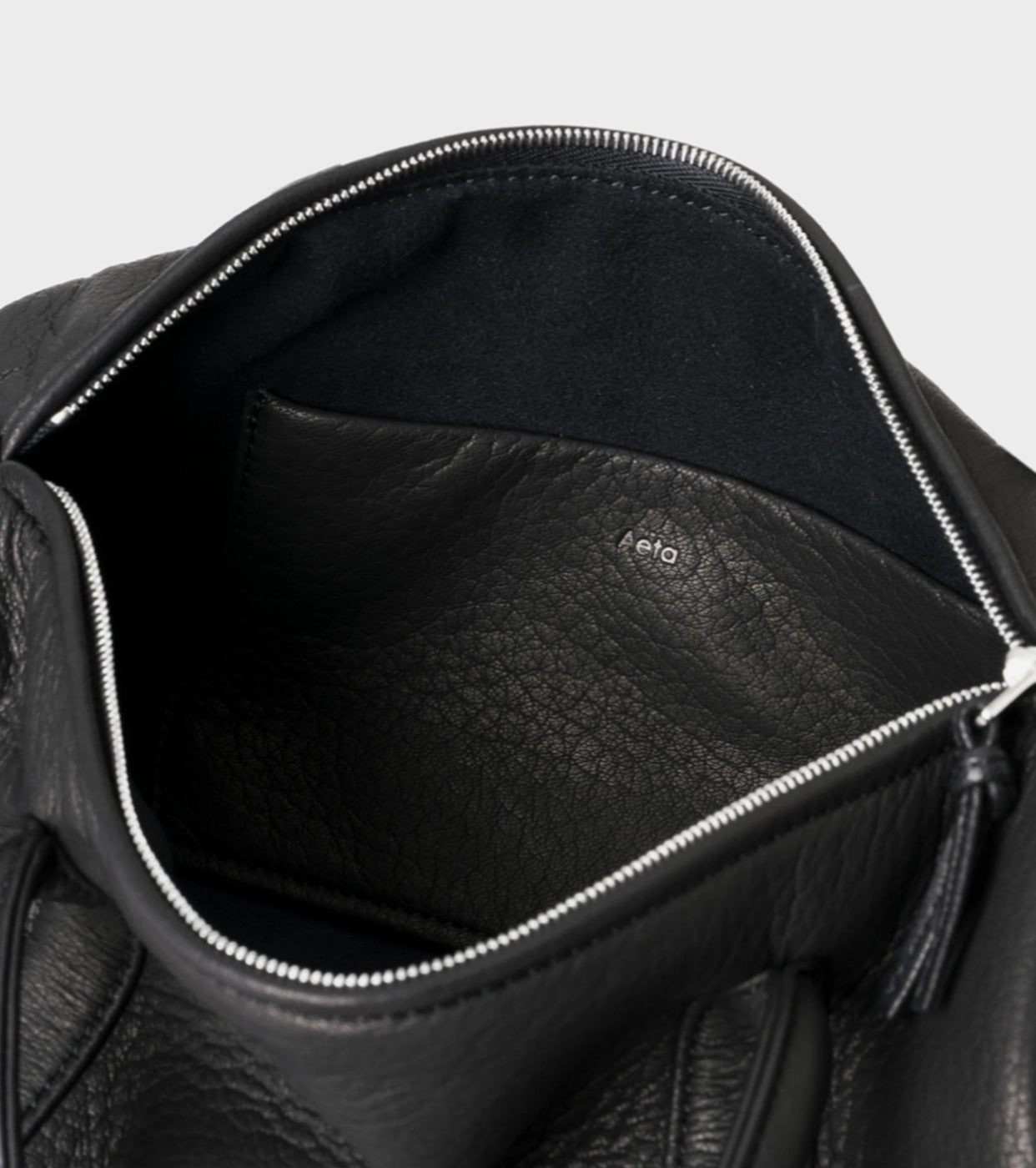 Aeta  シリンダー ボストン  , Black　