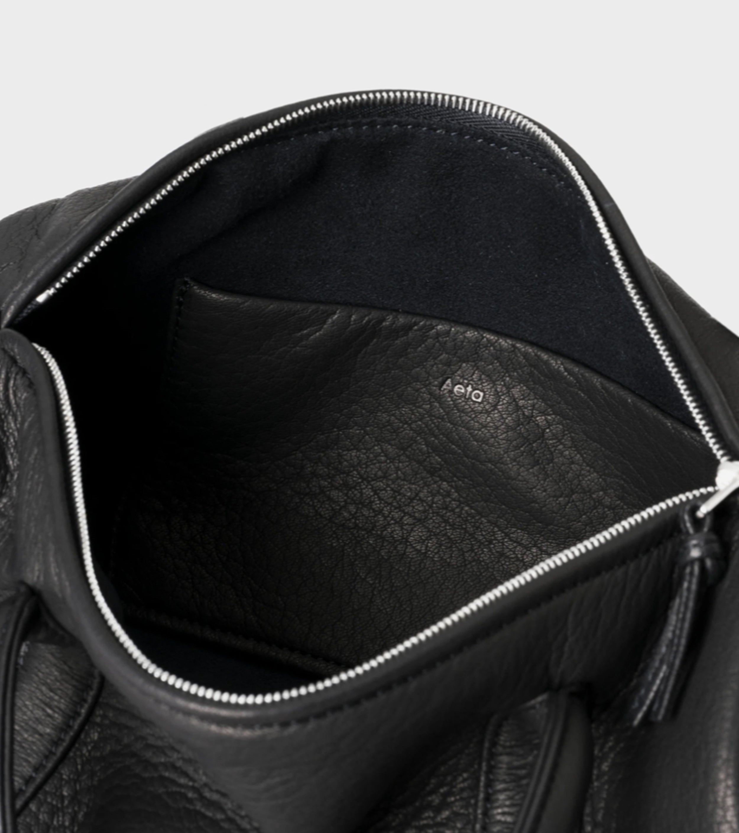 Aeta  シリンダー ボストン  , Black　