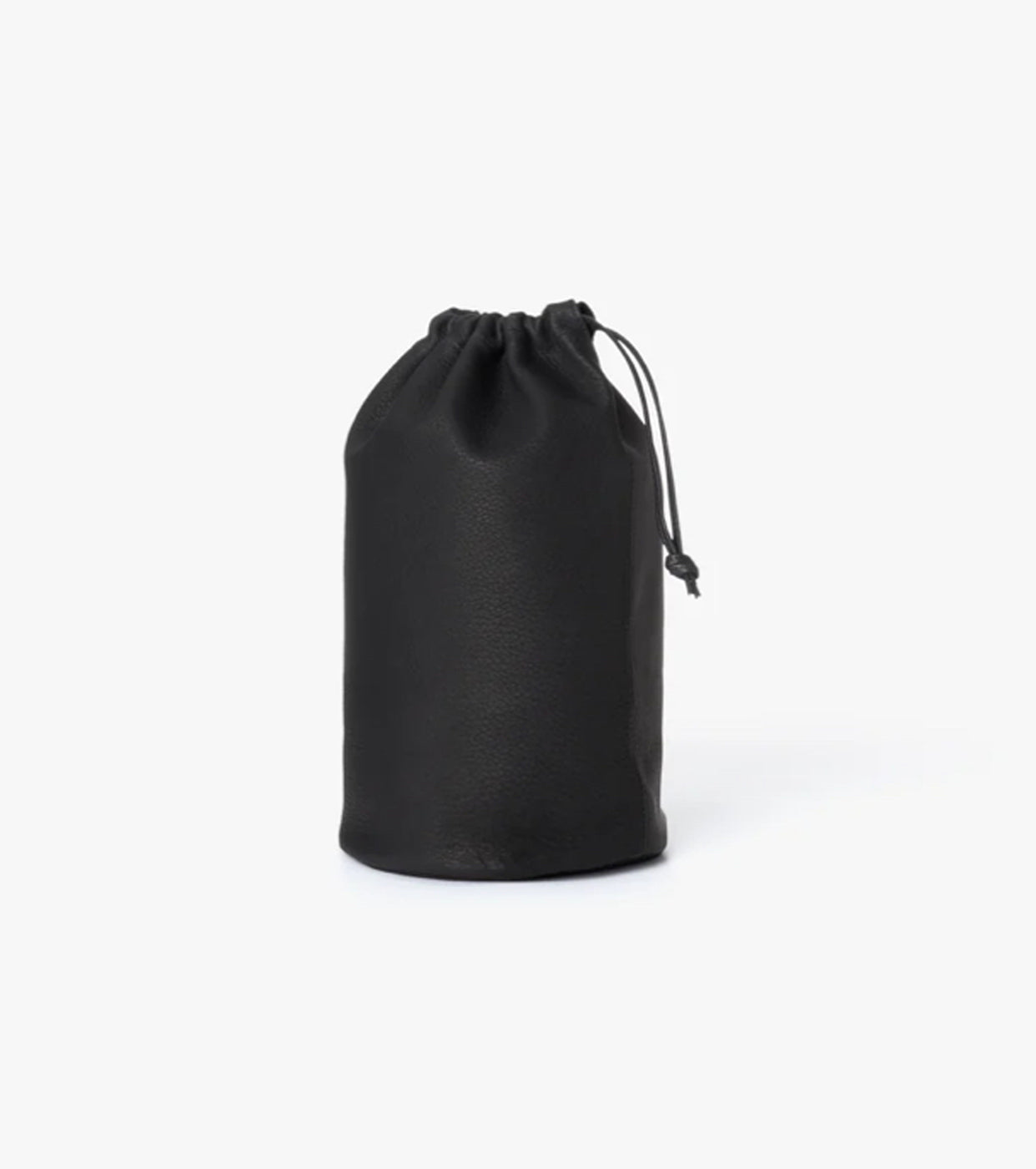Aeta Double Faced CYLINDER DRAWSTRING POUCH, Black