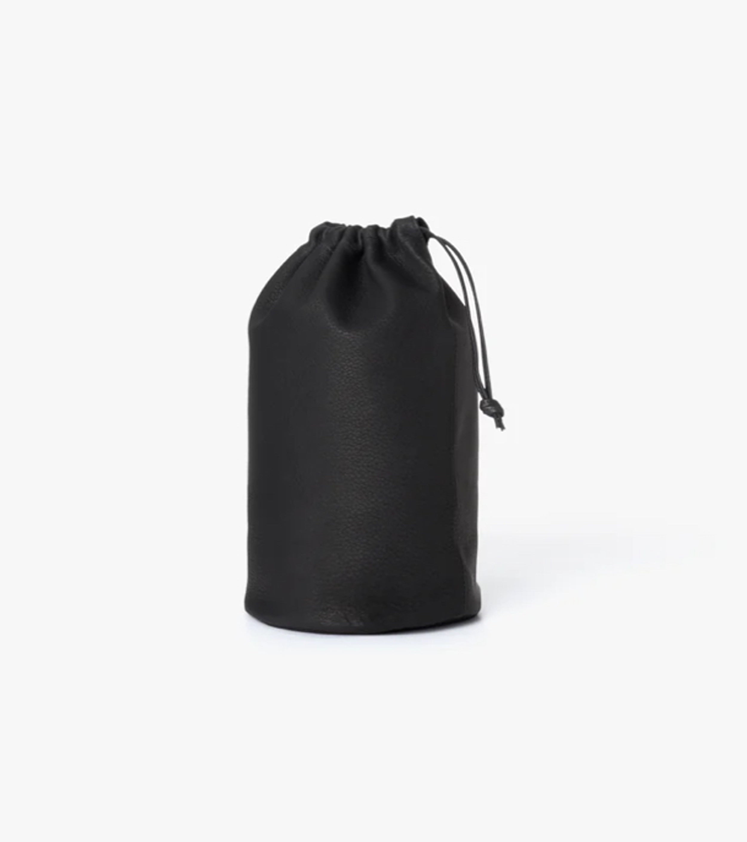 Aeta Double Faced CYLINDER DRAWSTRING POUCH, Black