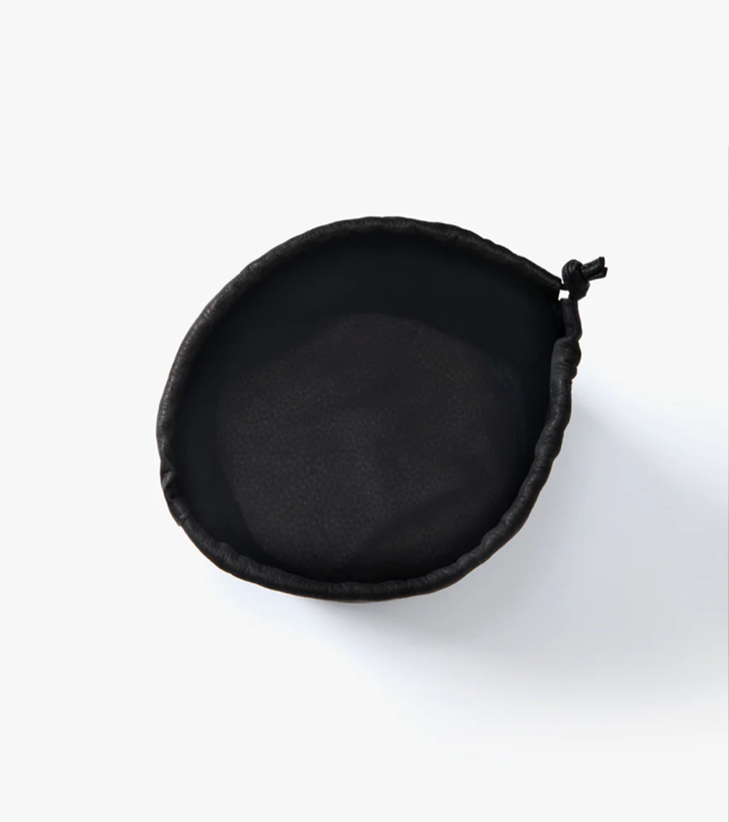 Aeta Double Faced CYLINDER DRAWSTRING POUCH, Black