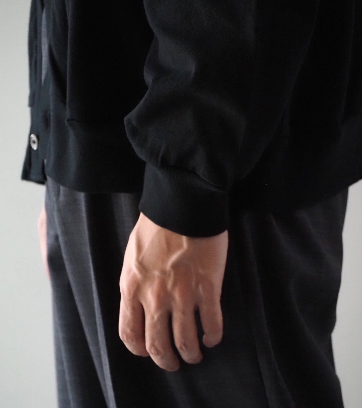 Blurhms Root Stock クラシック カラード カーディガン , Black