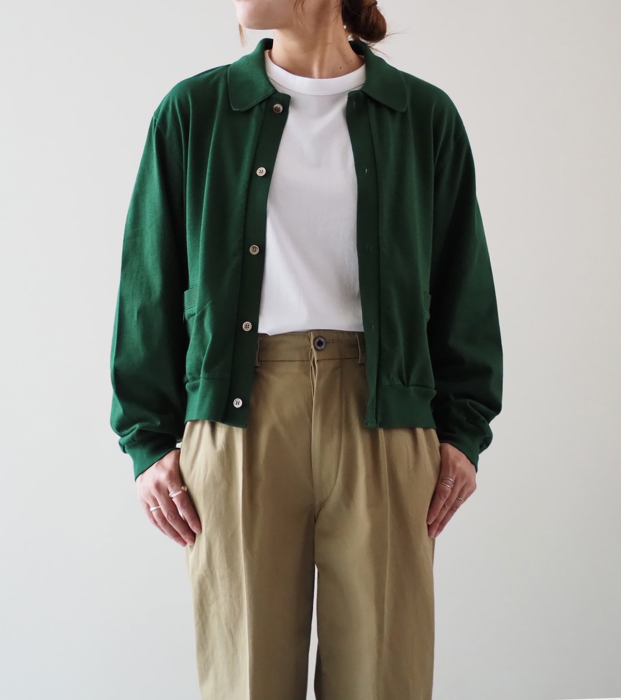 Blurhms Root Stock ウィメンズ クラシック カラード カーディガン , Dark Green