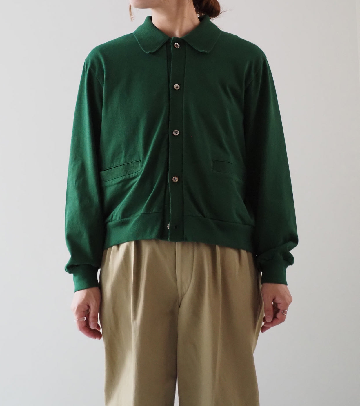 Blurhms Root Stock ウィメンズ クラシック カラード カーディガン , Dark Green