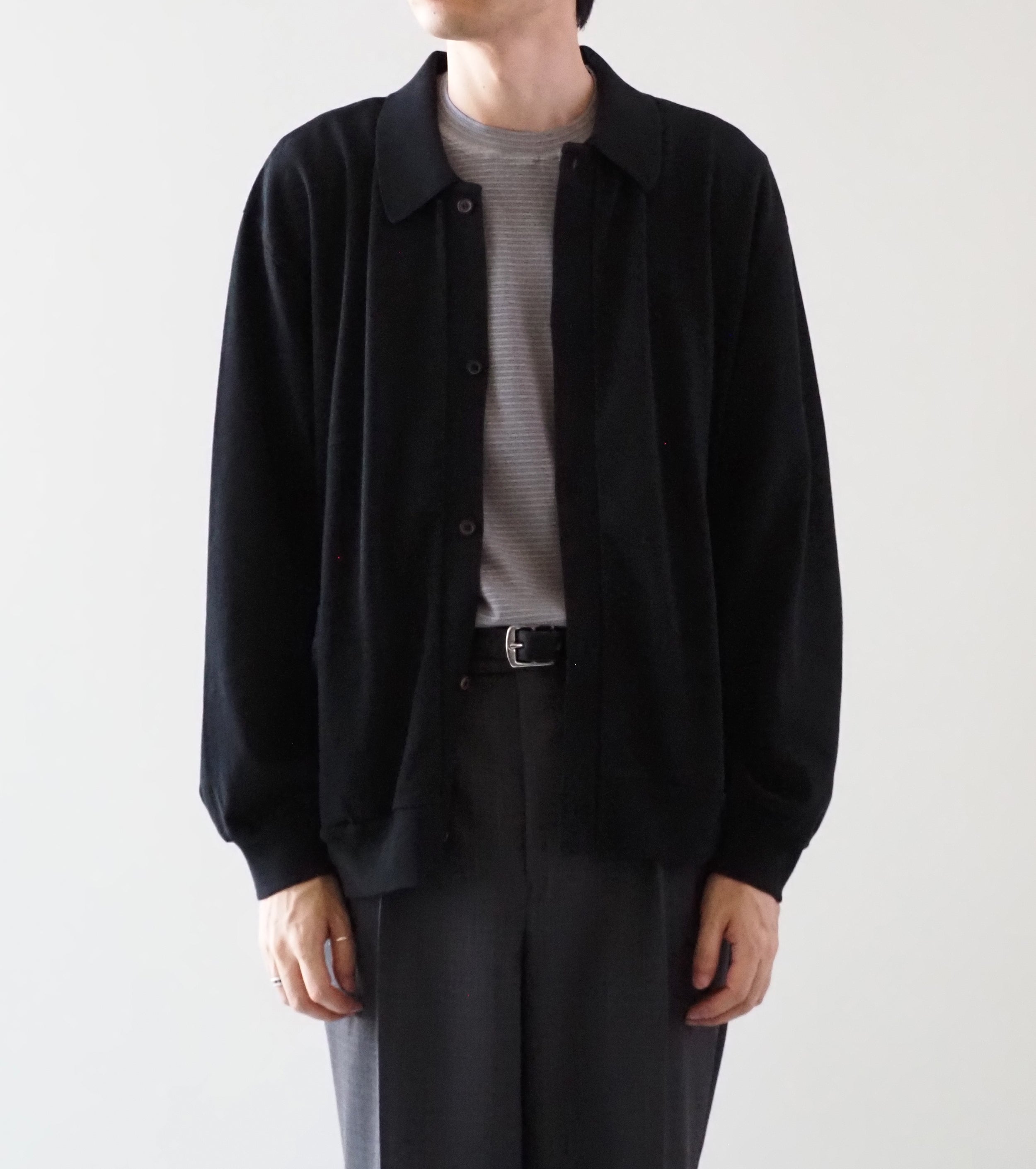 Blurhms Root Stock クラシック カラード カーディガン , Black