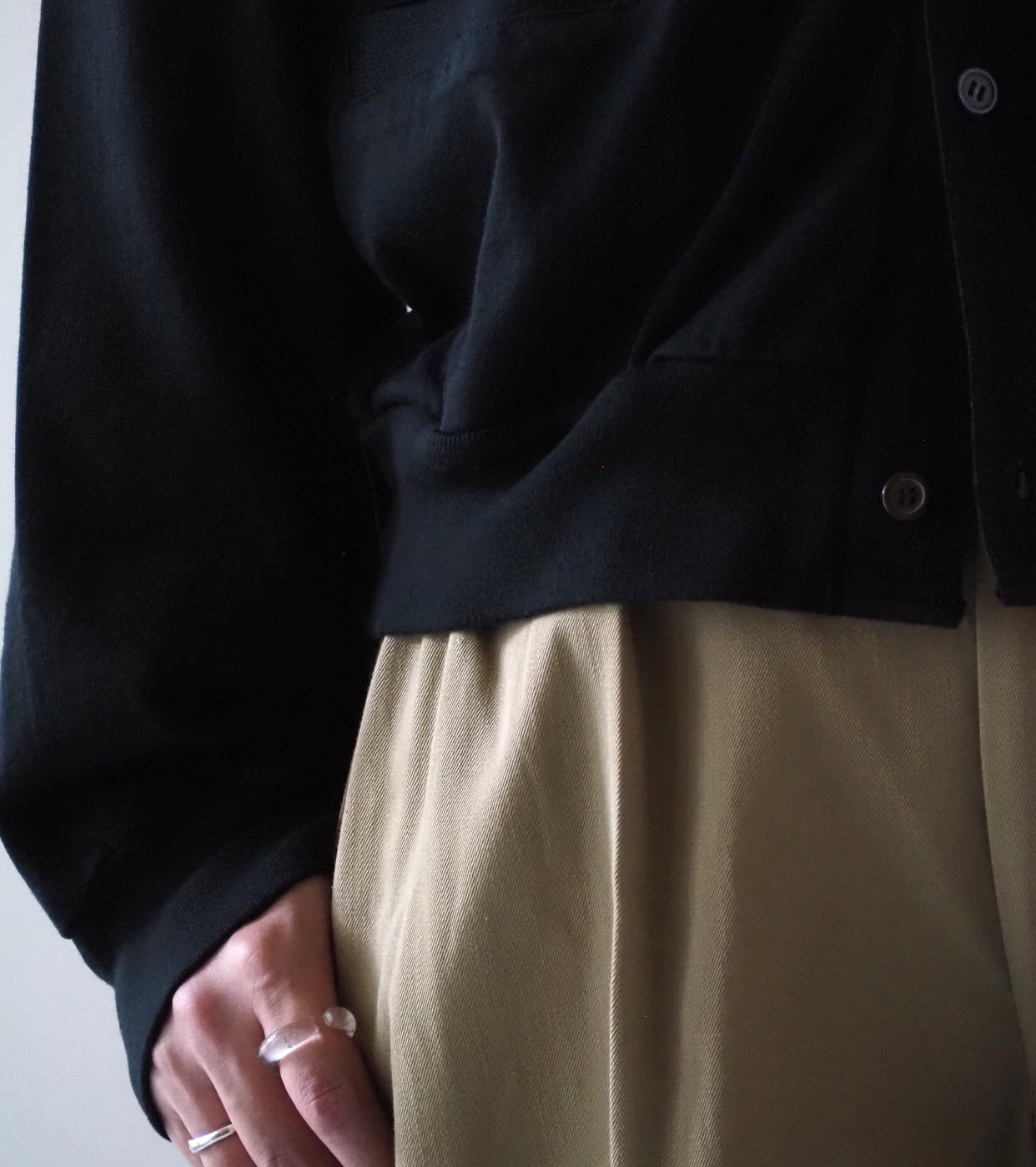 Blurhms Root Stock ウィメンズ クラシック カラード カーディガン , Black