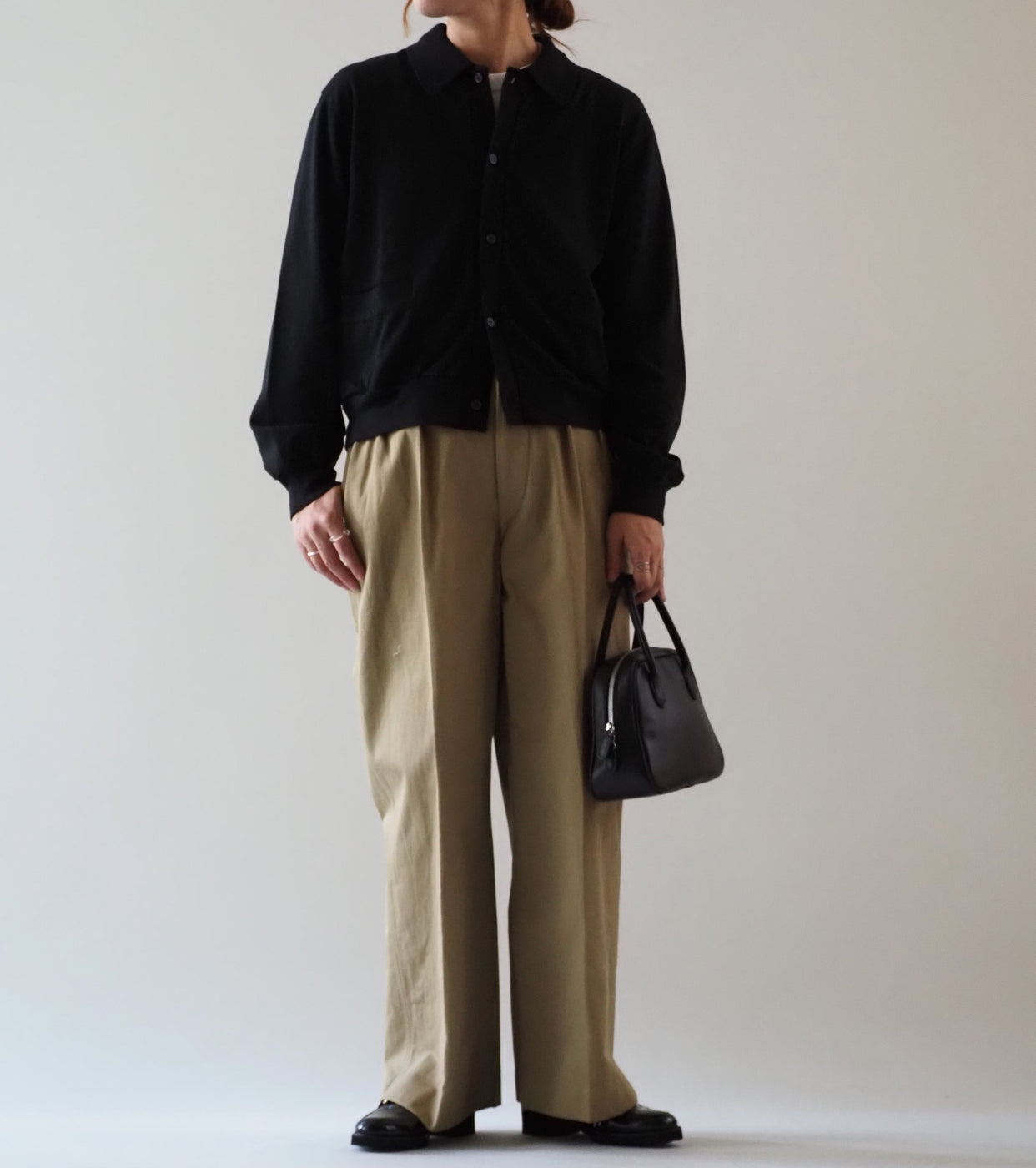 Blurhms Root Stock ウィメンズ クラシック カラード カーディガン , Black