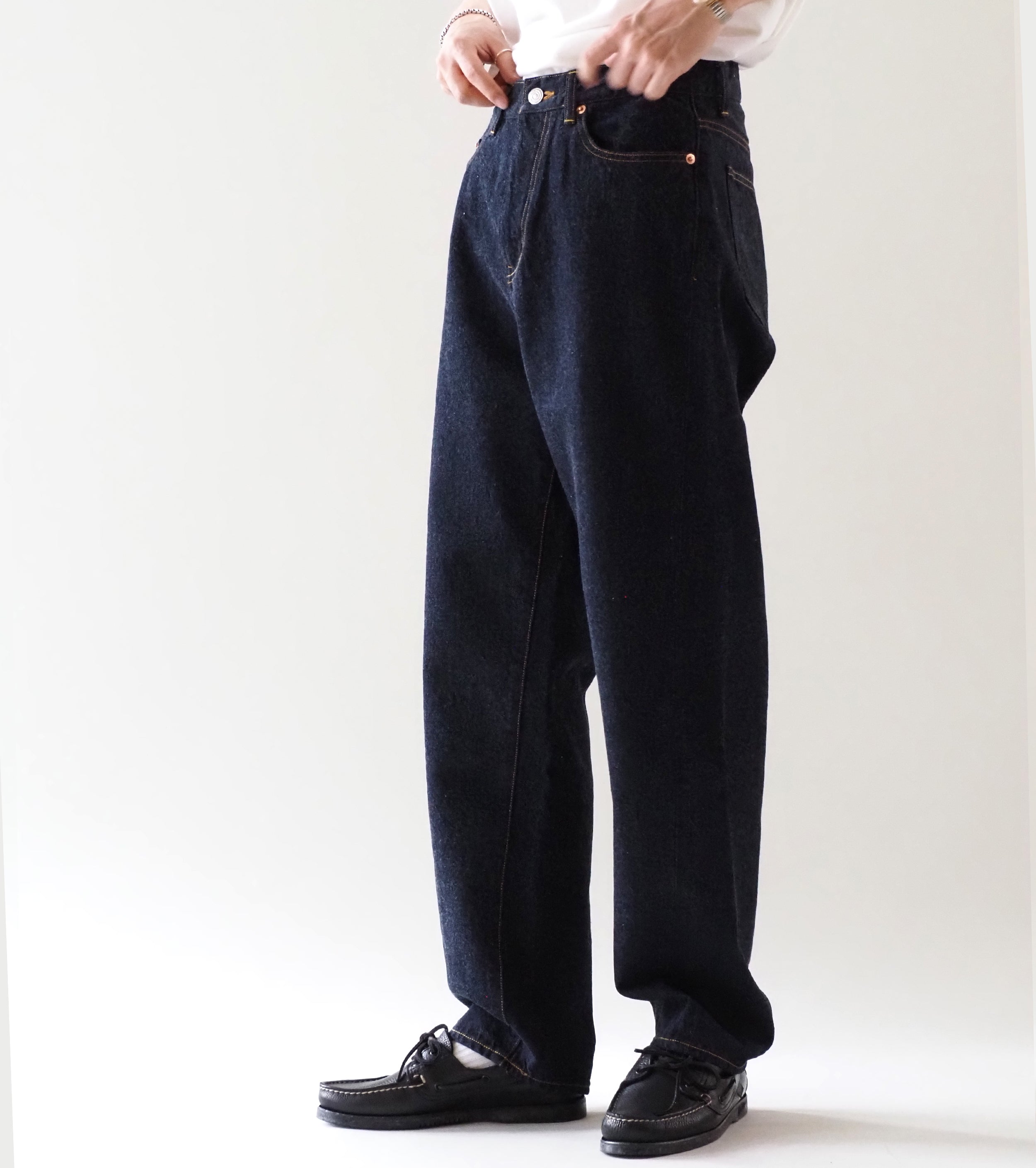 YAECA  13 Wide Straight , Indigo