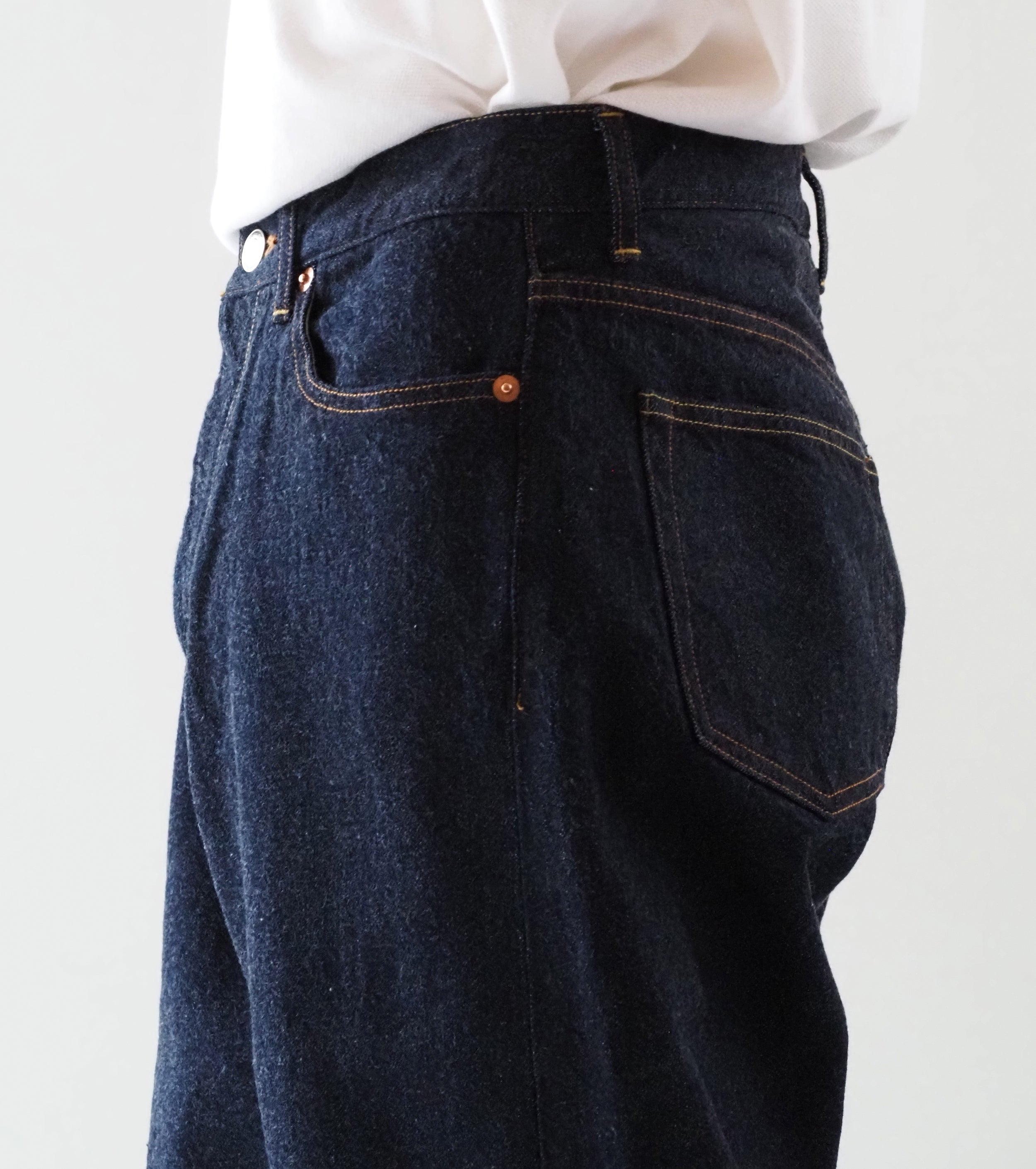 YAECA  13 Wide Straight , Indigo