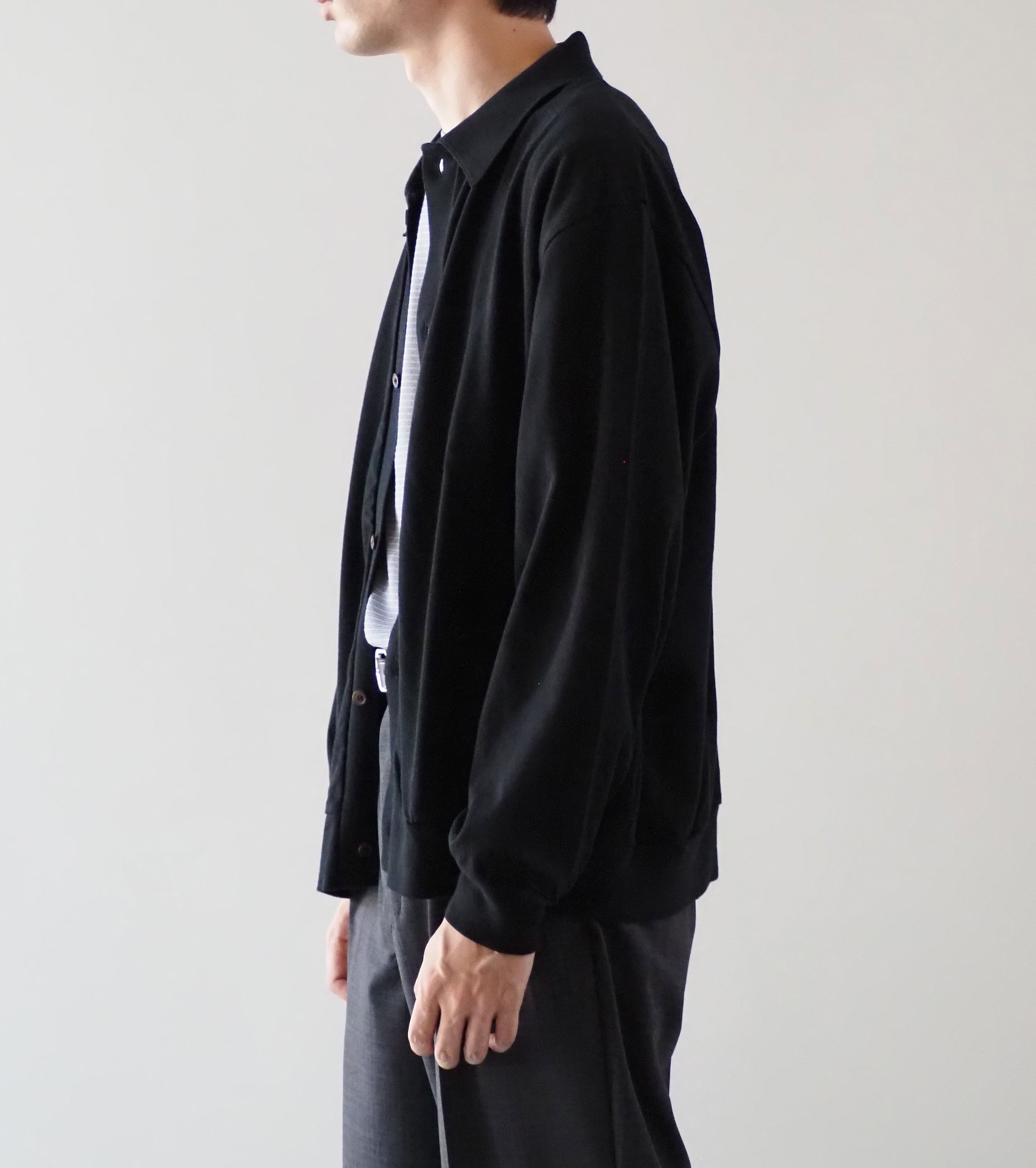 Blurhms Root Stock クラシック カラード カーディガン , Black